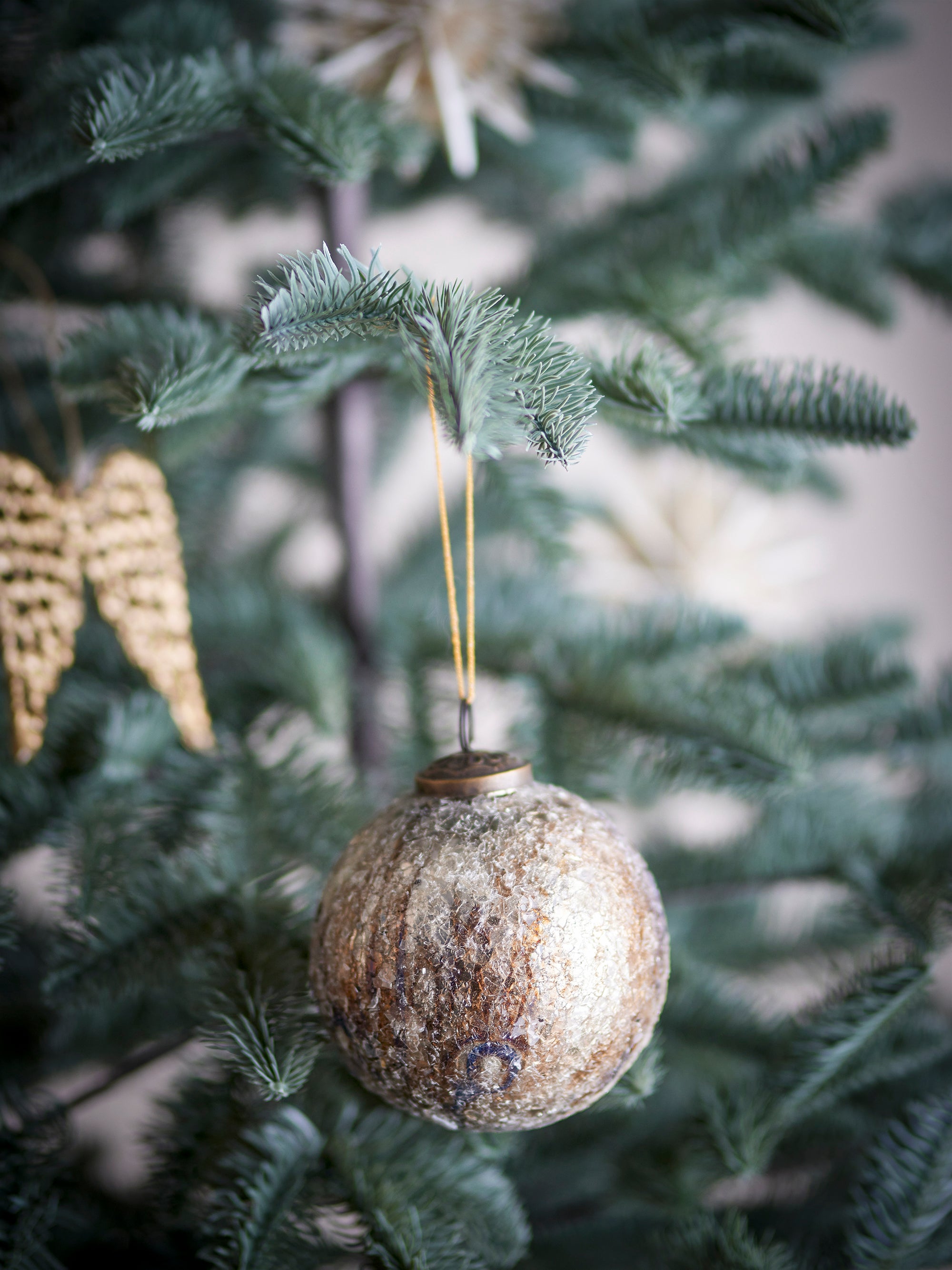 Bloomingville Nany Ornament, Brons, Glas