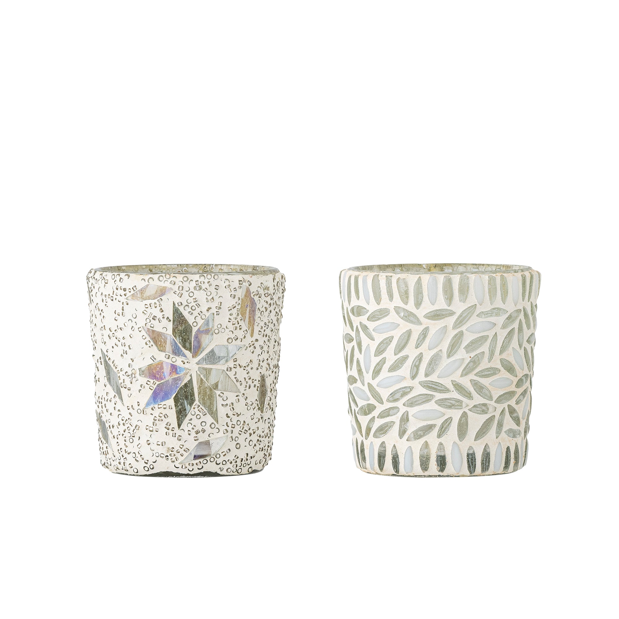 Bloomingville Myr Votivljus, Vit, Glas