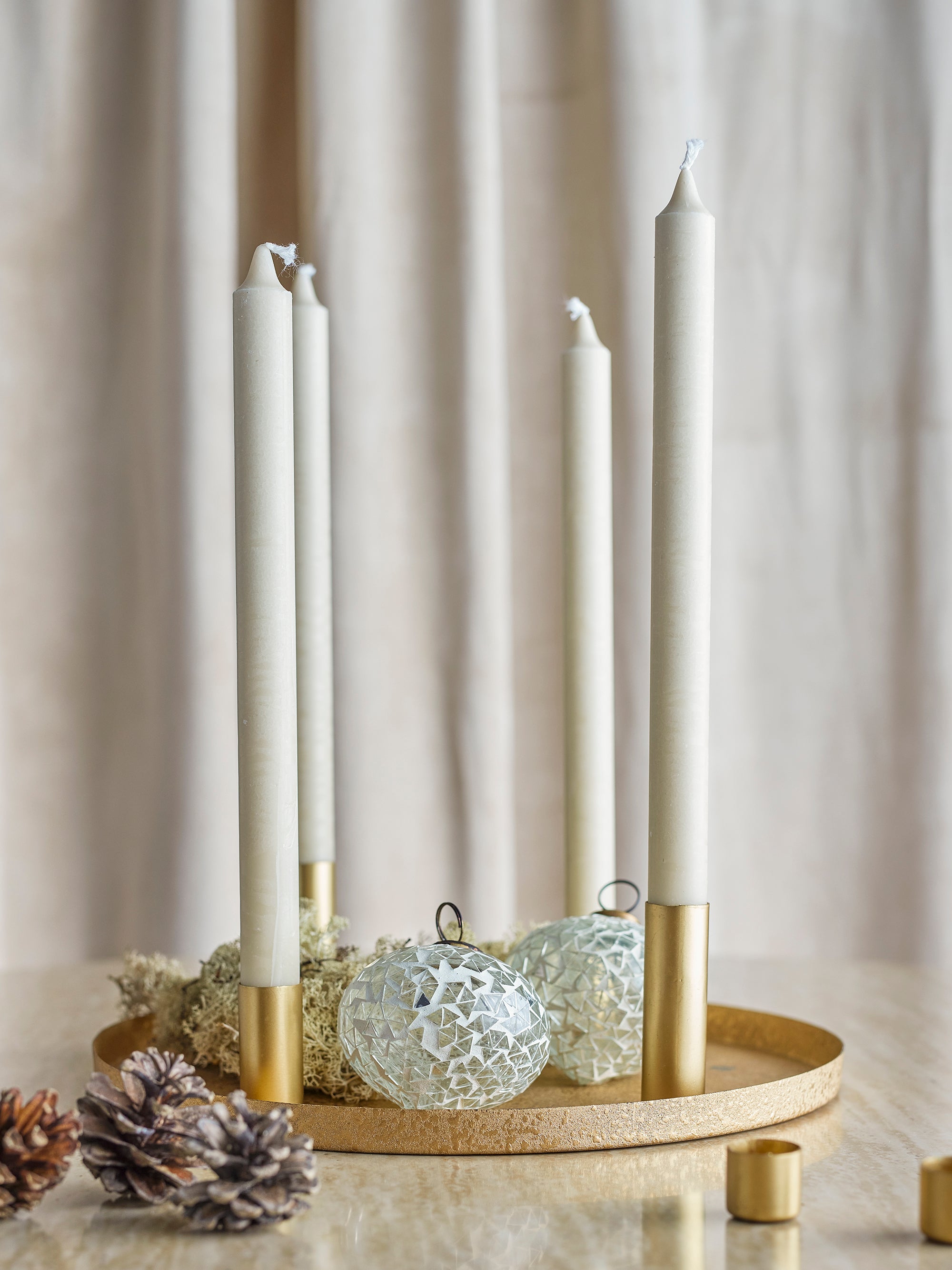 Bloomingville Maxime Ljusstake, Guld, Metall