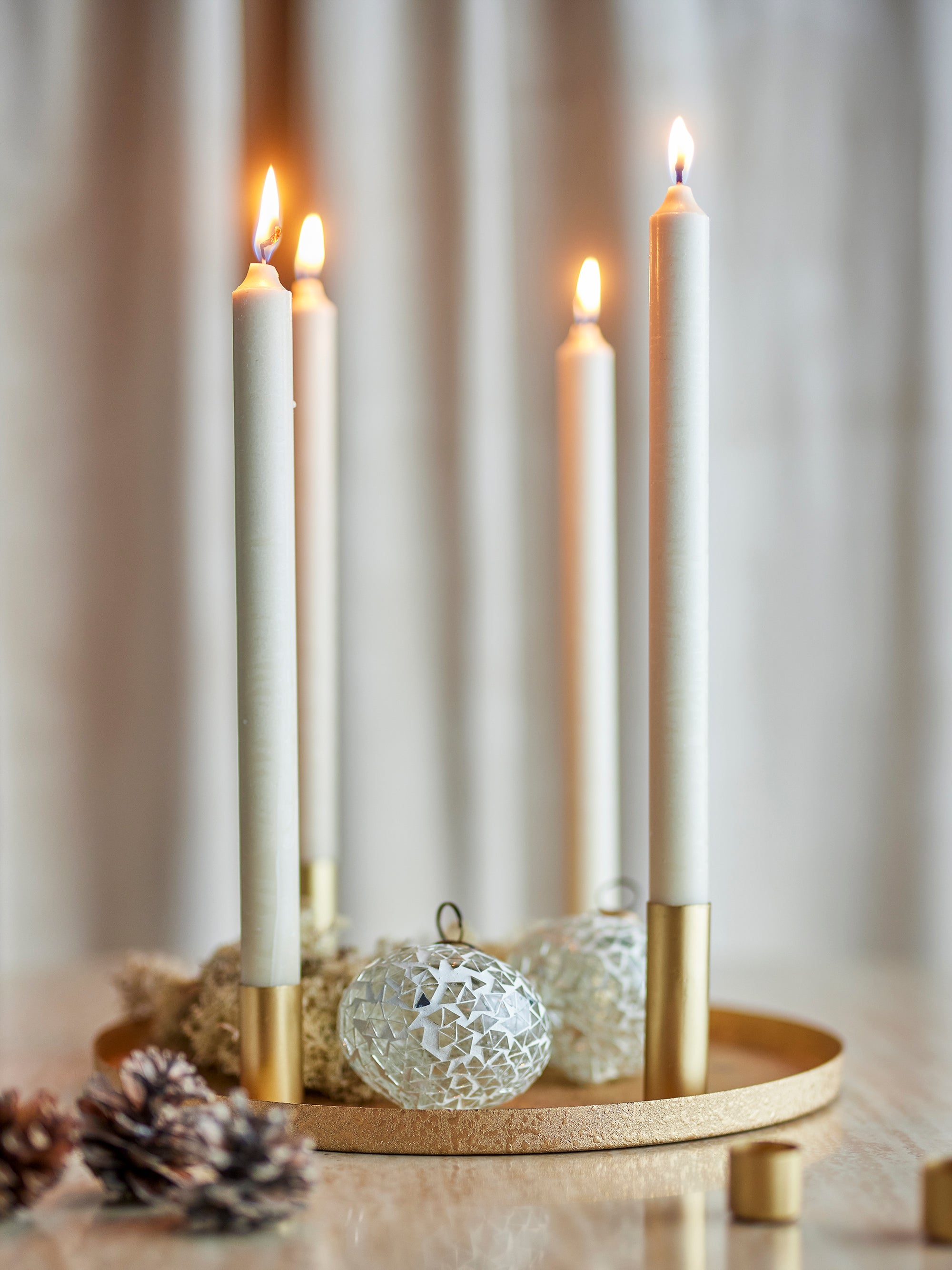 Bloomingville Maxime Ljusstake, Guld, Metall