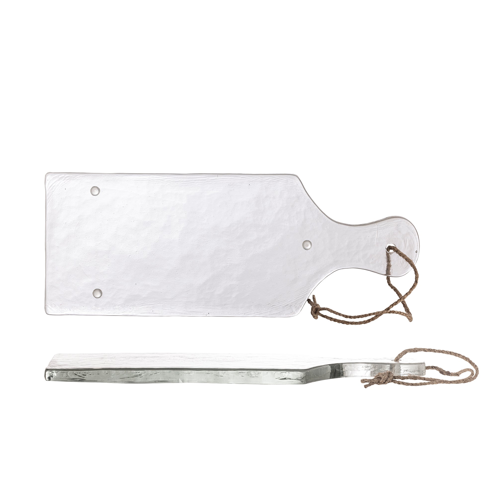 Bloomingville Johni Serveringsbräda, Klar, Återvunnet Glas