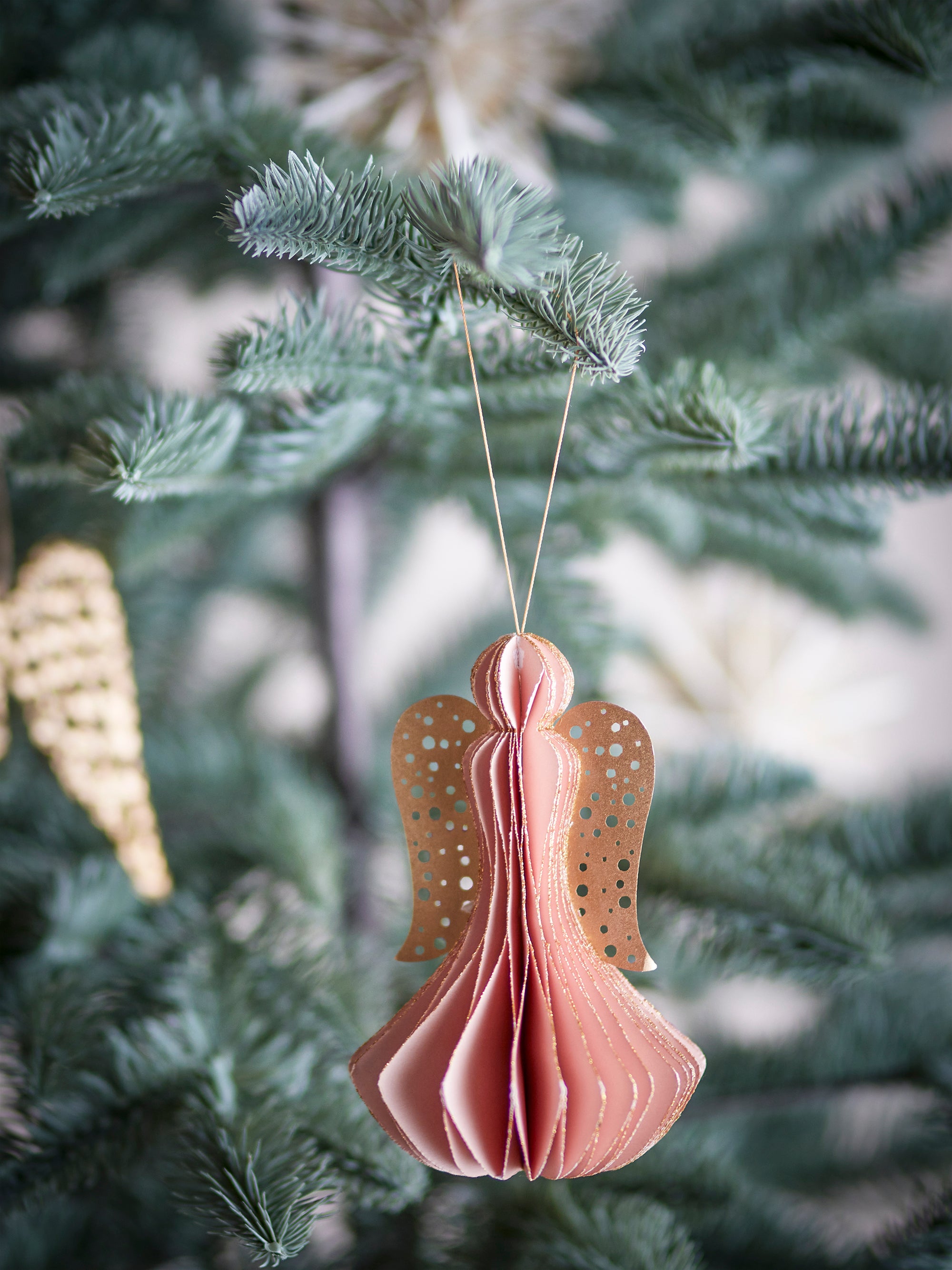 Bloomingville Ingi Ornament, Rosa, FSC® Mix, Papper