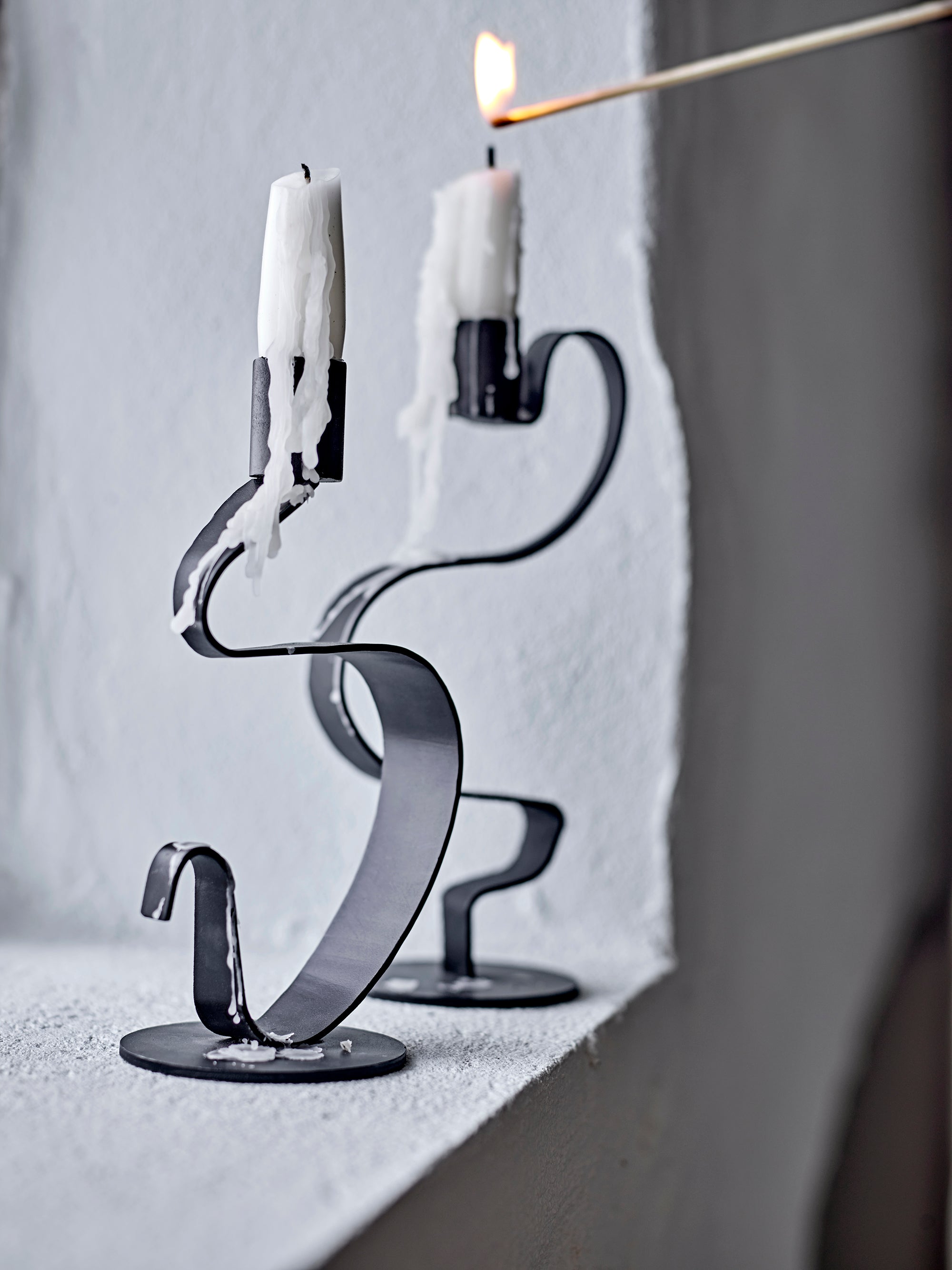 Bloomingville Do Ljushållare, Svart, Metall