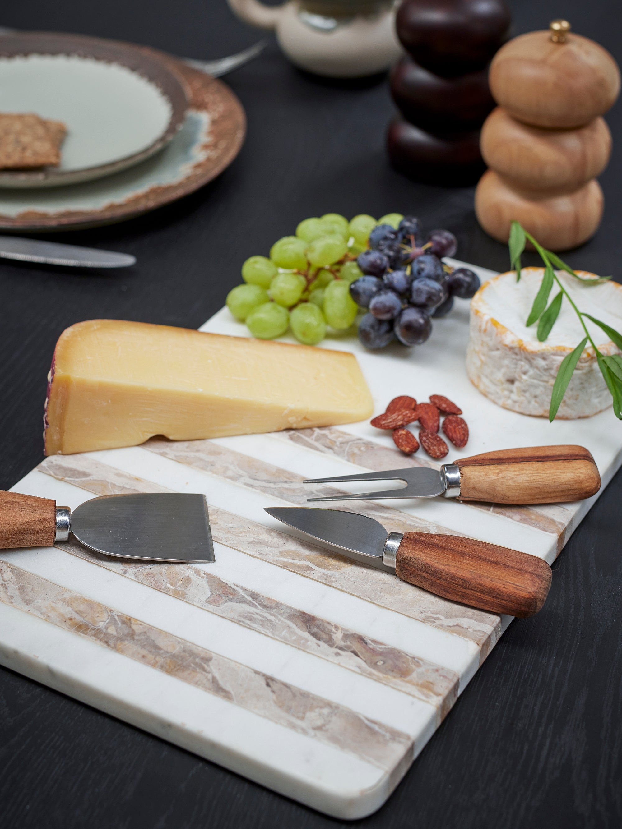 Bloomingville Novelle Skärbräda, Vit, Marmor