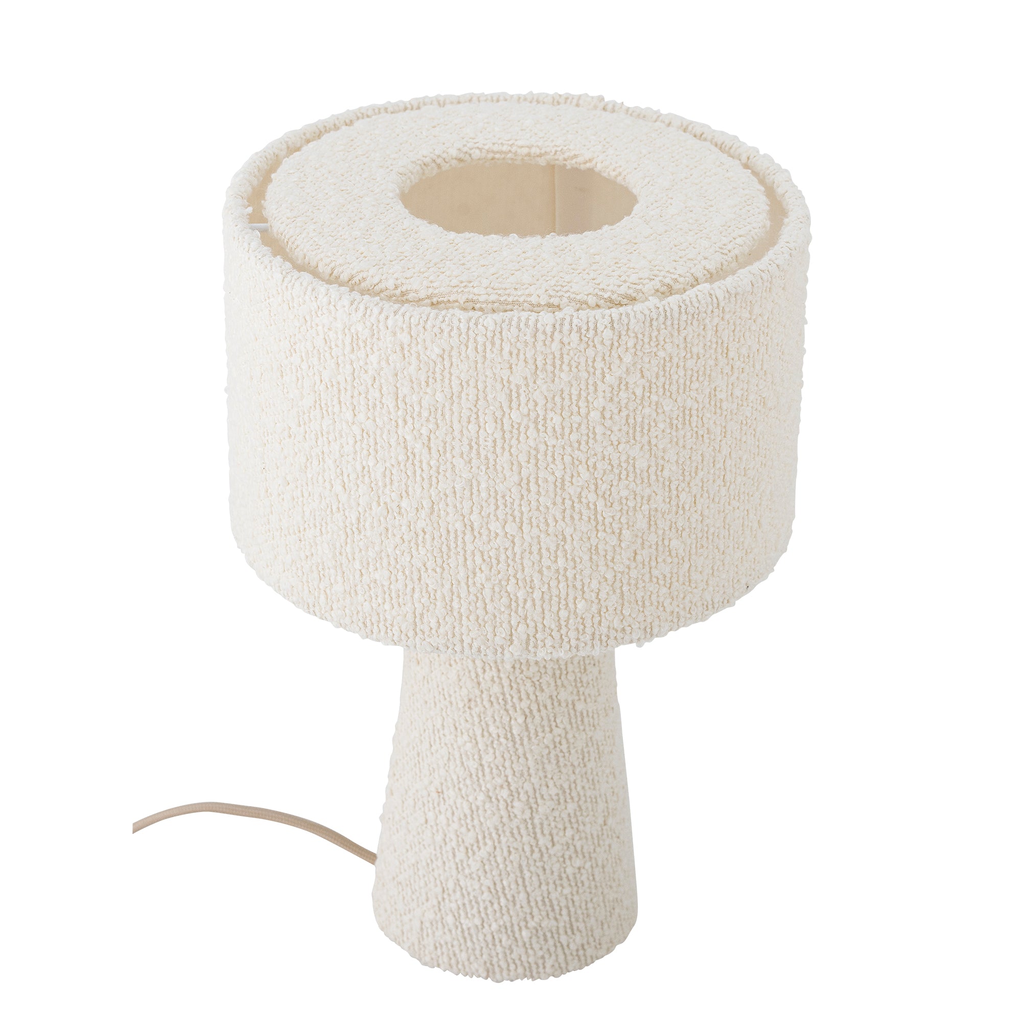 Bloomingville Emmie Bordslampa, Vit, Polyester