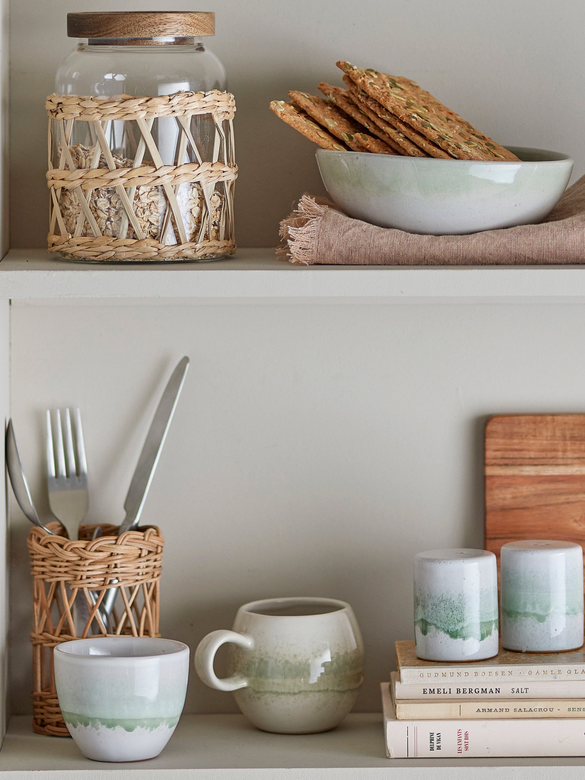 Bloomingville Paula Kopp, Grön, Stengods