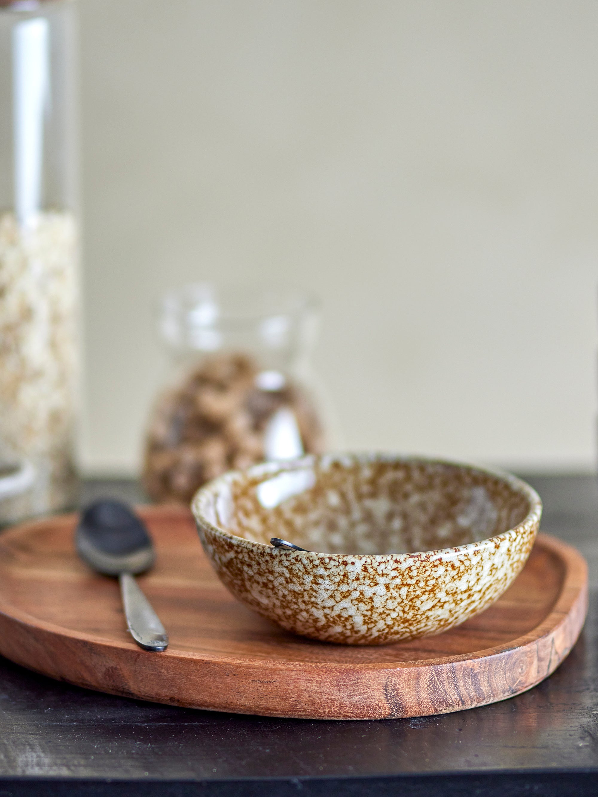 Bloomingville Paula Skål, Brun, Stengods