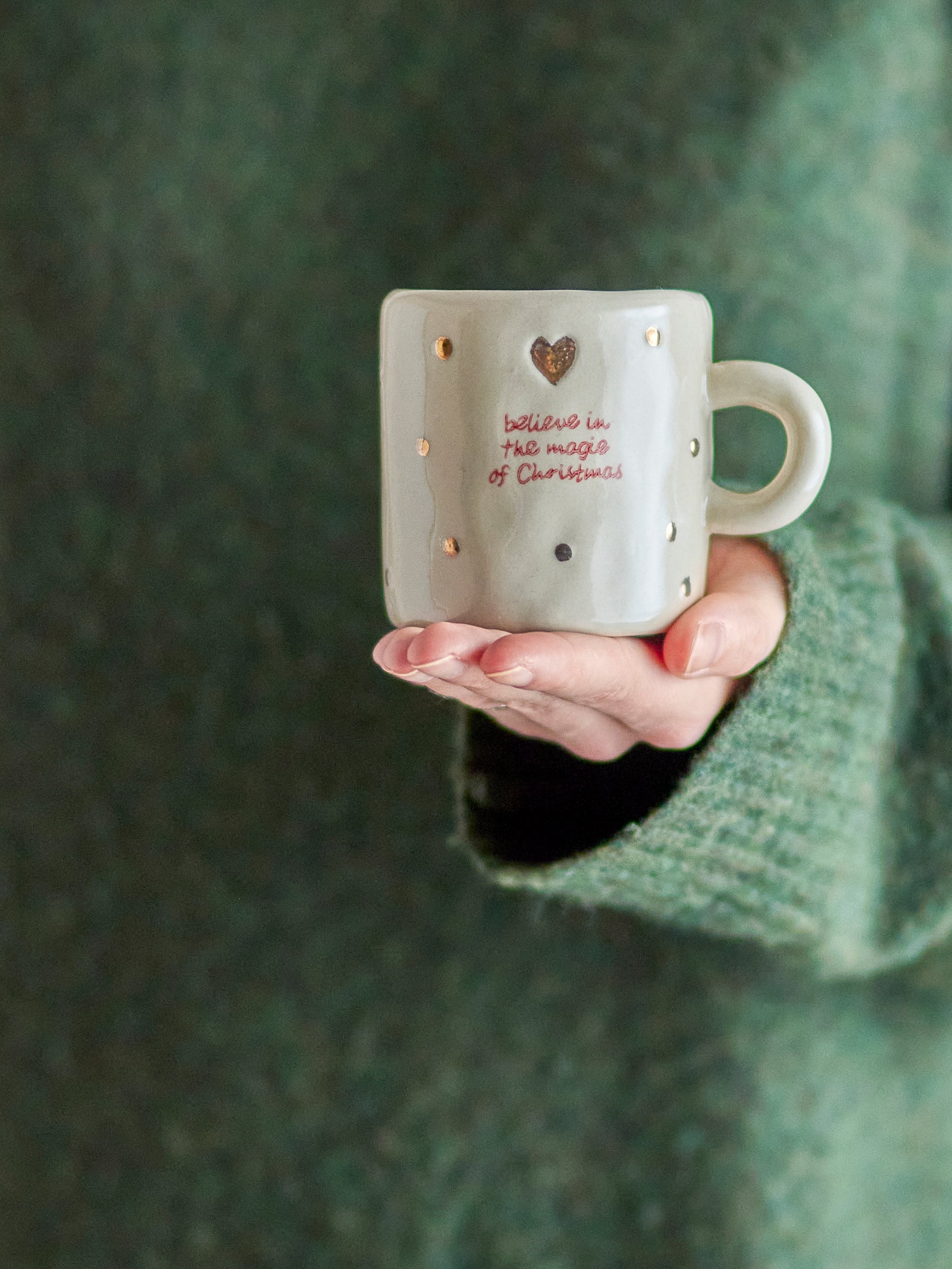 Bloomingville Christy Cup, Natur, Stengods