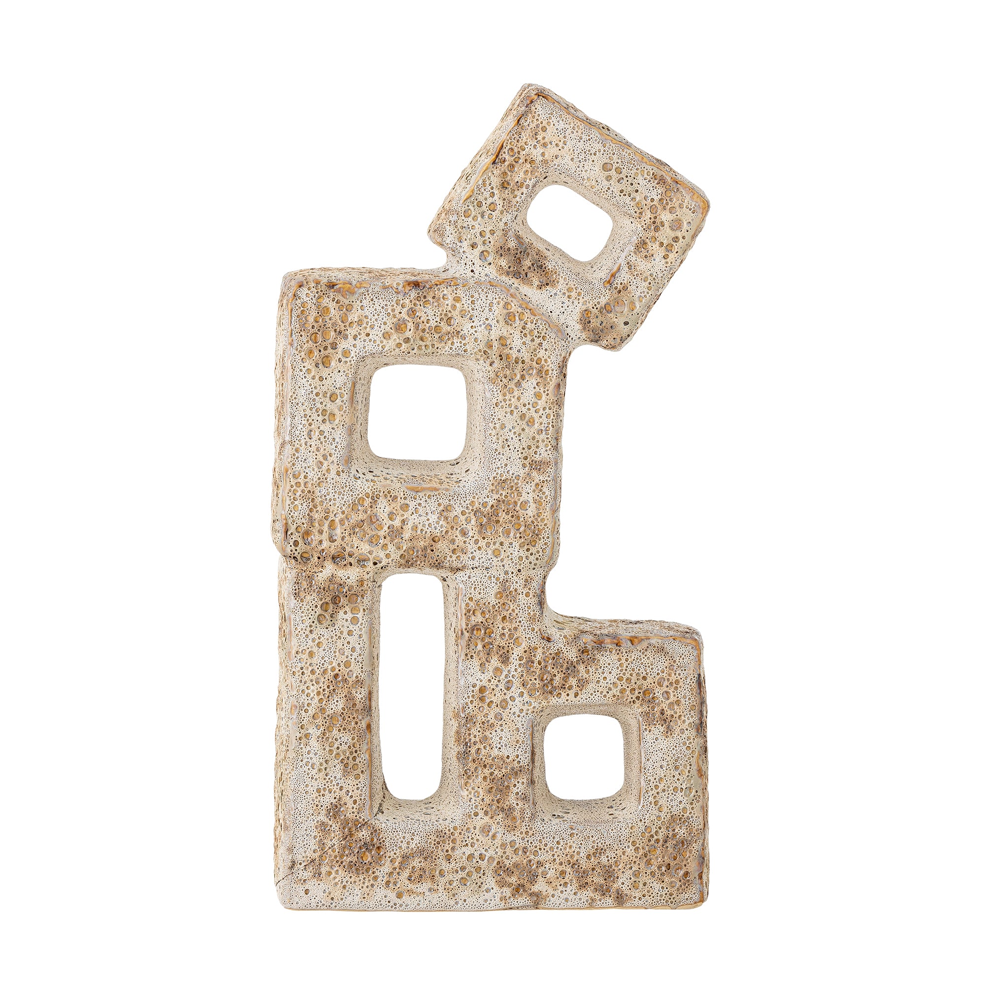 Bloomingville Caine Deco, Natur, Stengods