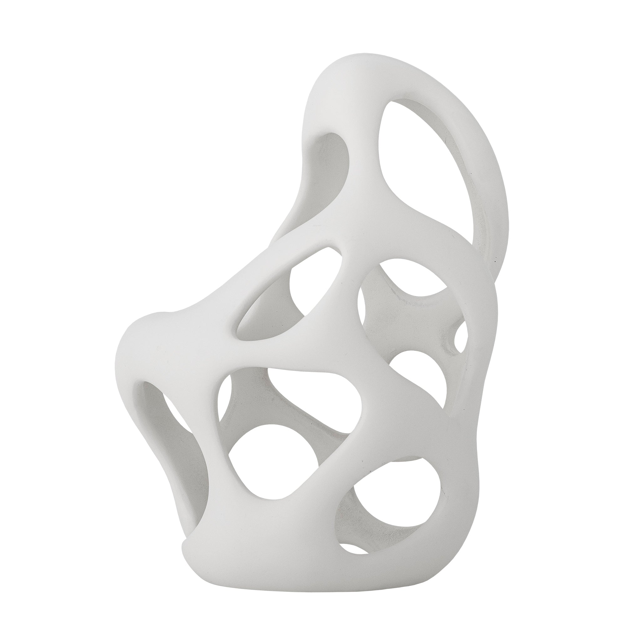 Bloomingville Chanet Deco, Vit, Polyresin