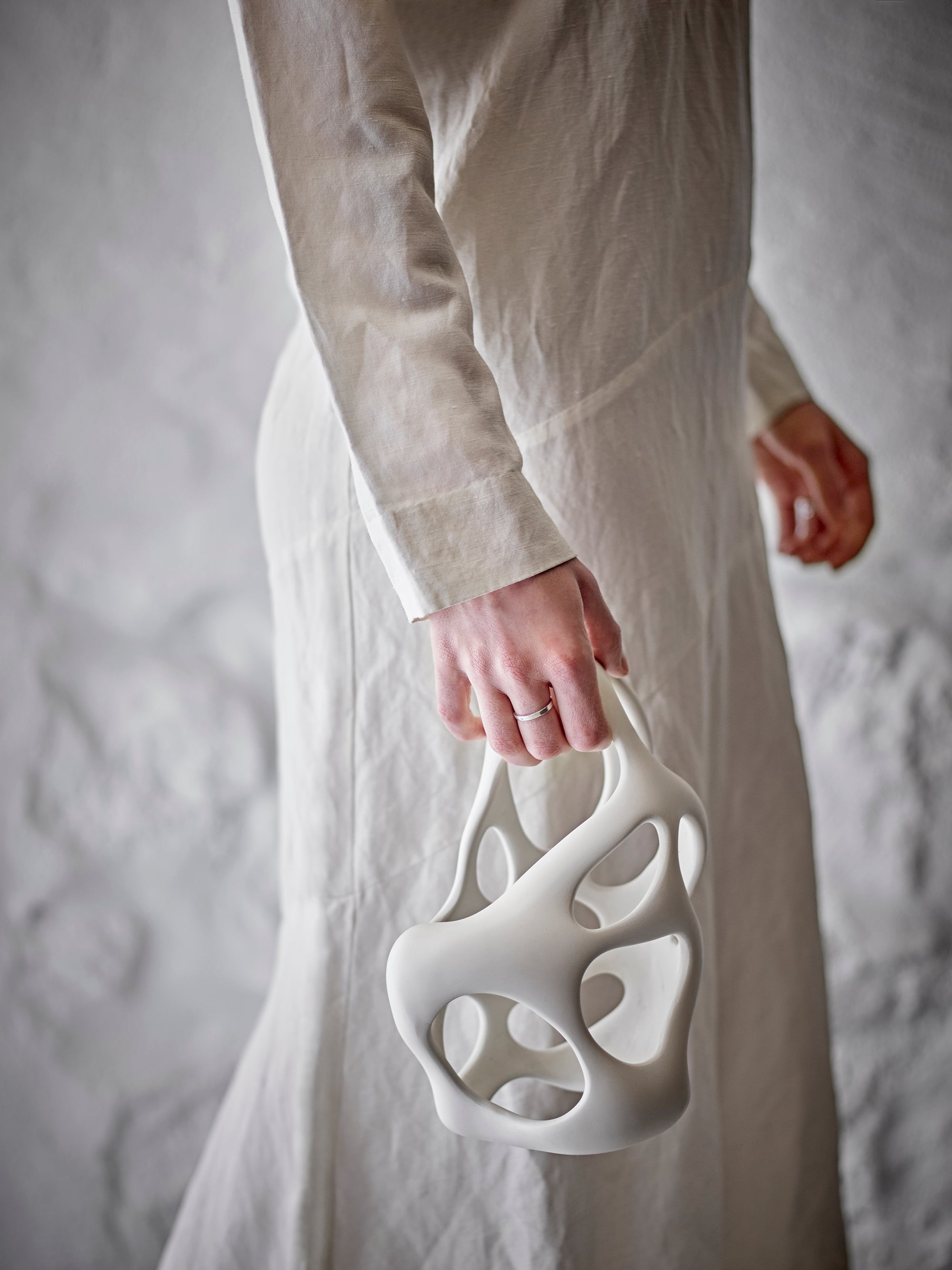 Bloomingville Chanet Deco, Vit, Polyresin