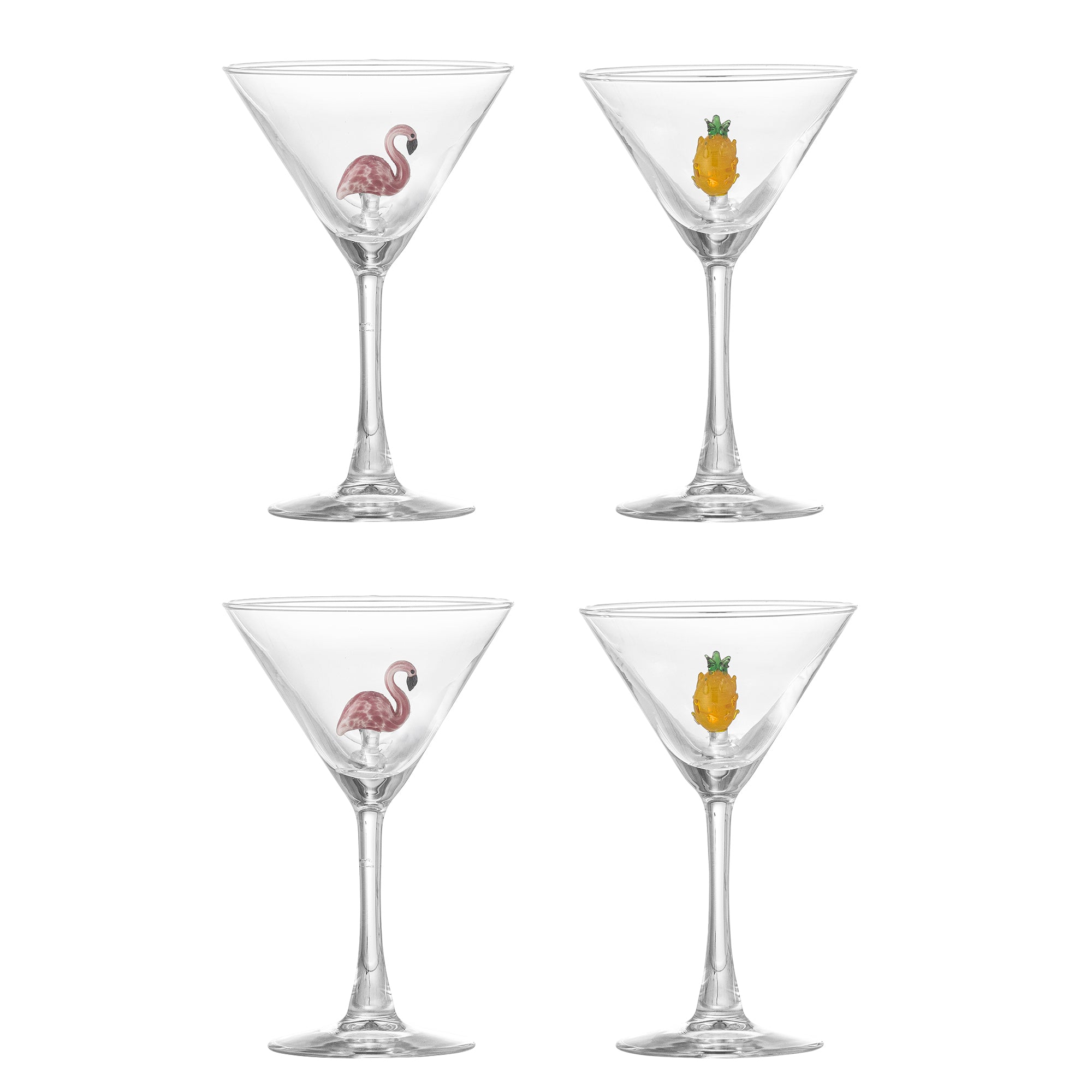 Bloomingville Misa Cocktailglas, Flerpack, Klar, Glas