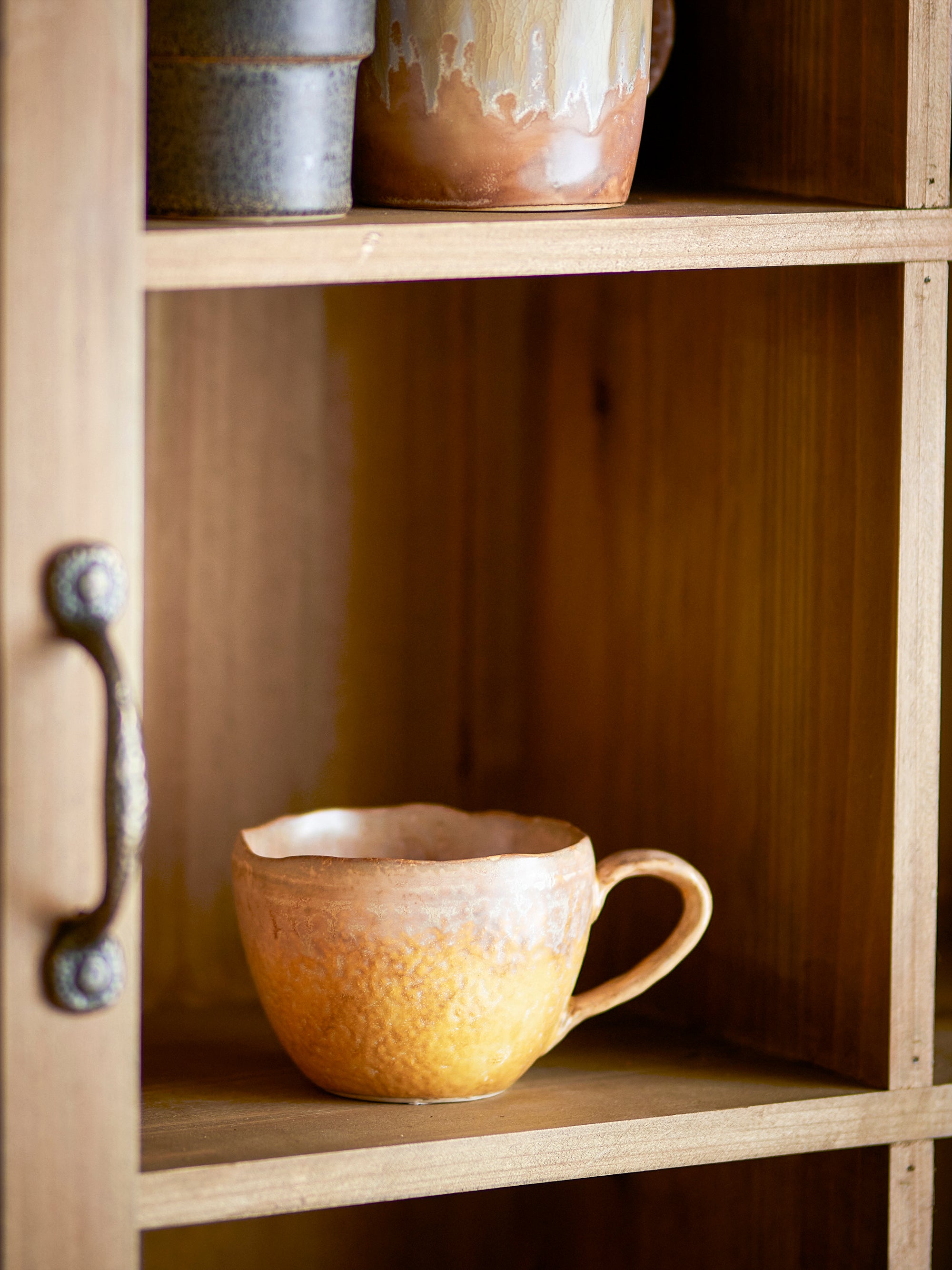 Bloomingville Milani Mugg, Gul, Stengods