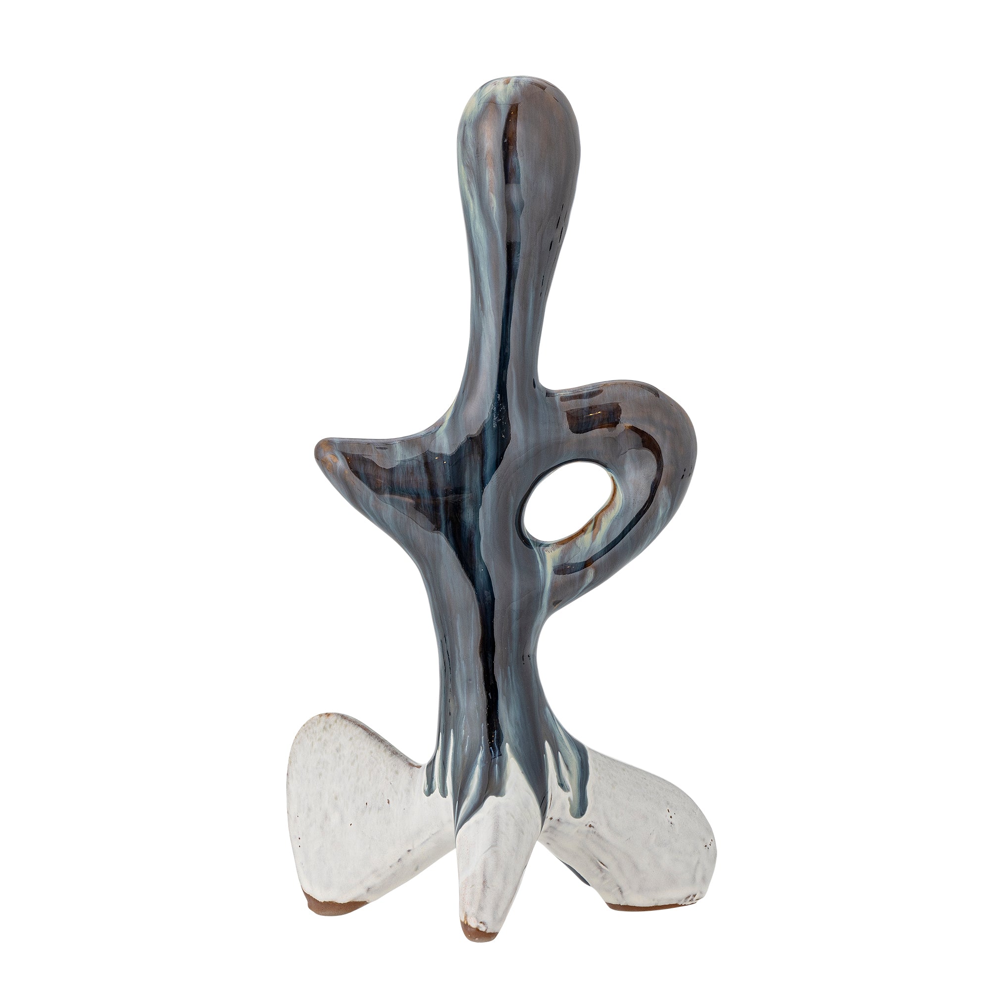 Bloomingville Harlan Deco, Blå, Stengods