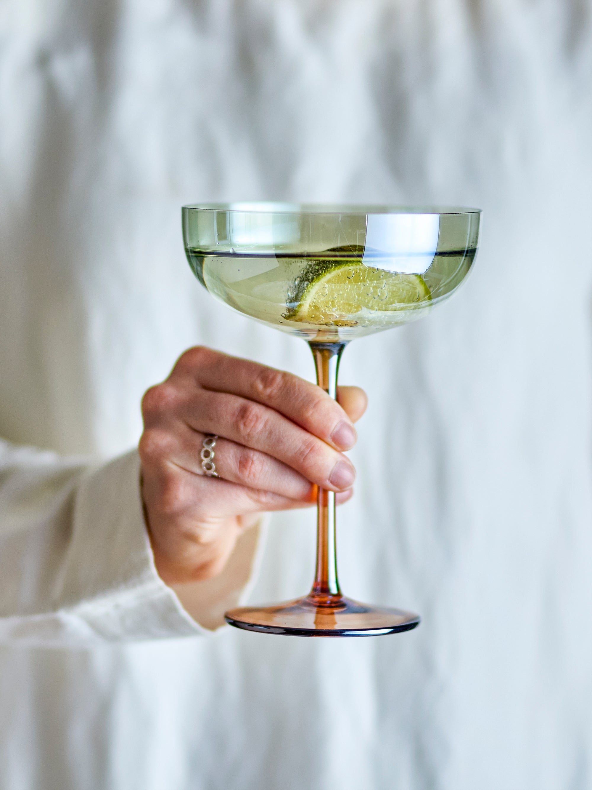 Bloomingville Aston Cocktailglas, Brons, Glas