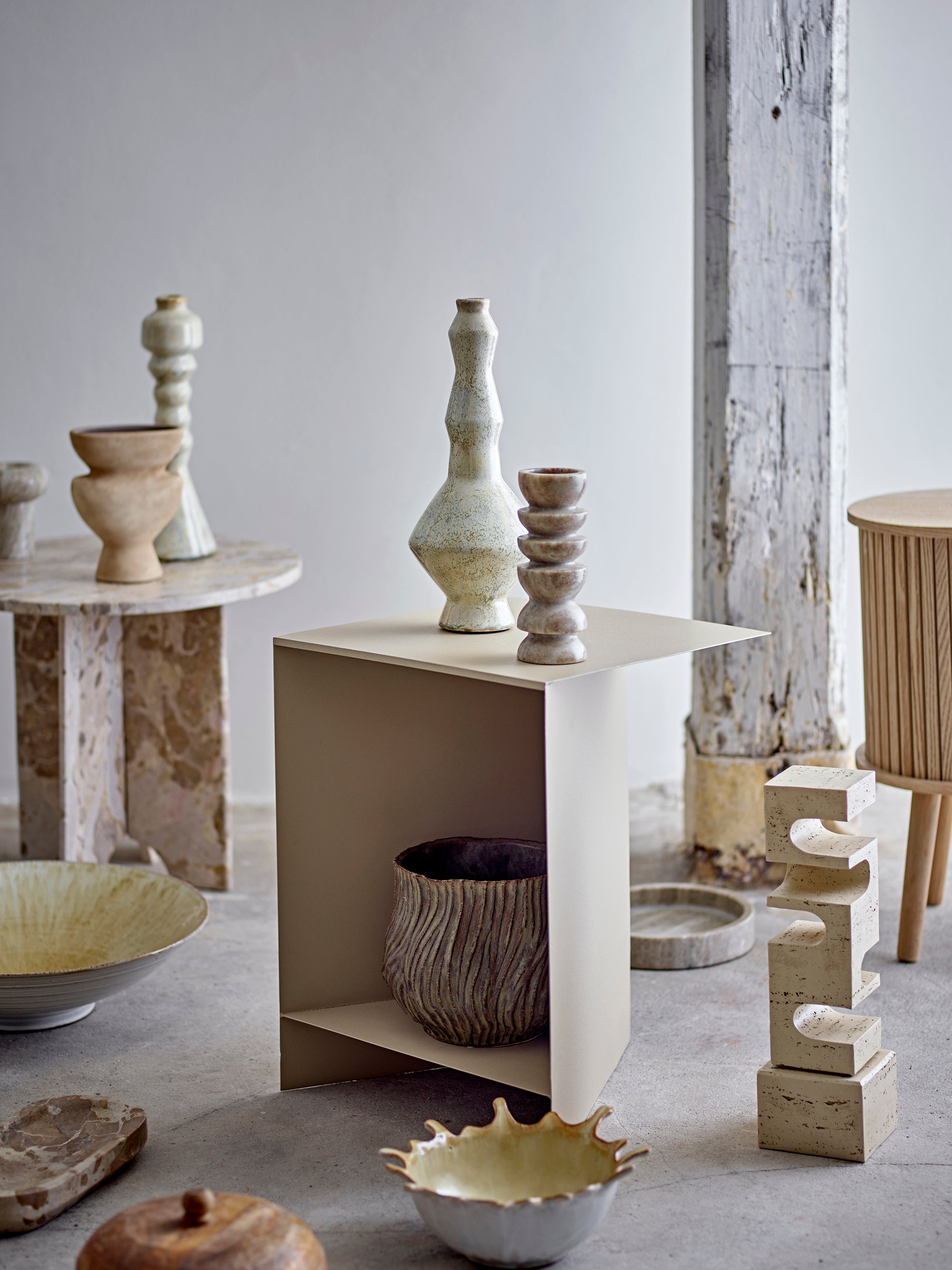 Bloomingville Hallam Deco, Natur, Polyresin