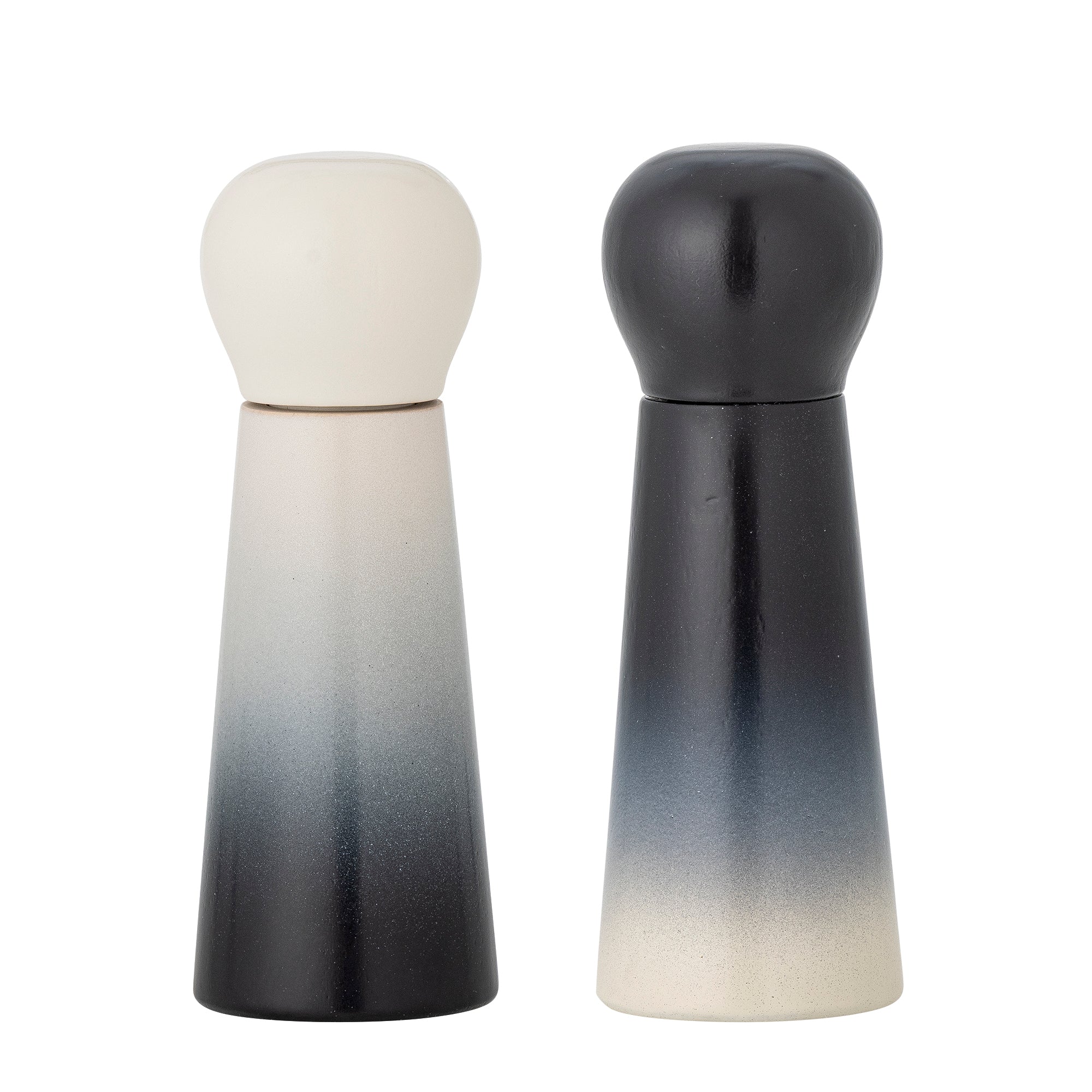 Bloomingville Hyman Salt- och pepparkvarn, Blå, Gummiträ