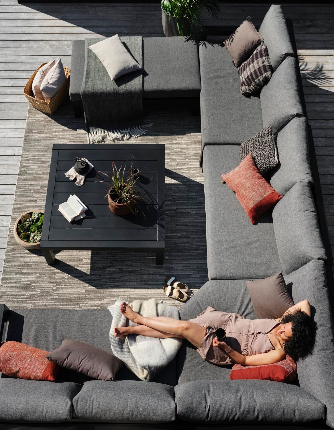 Brafab Krokus korg Natur 57x32 cm