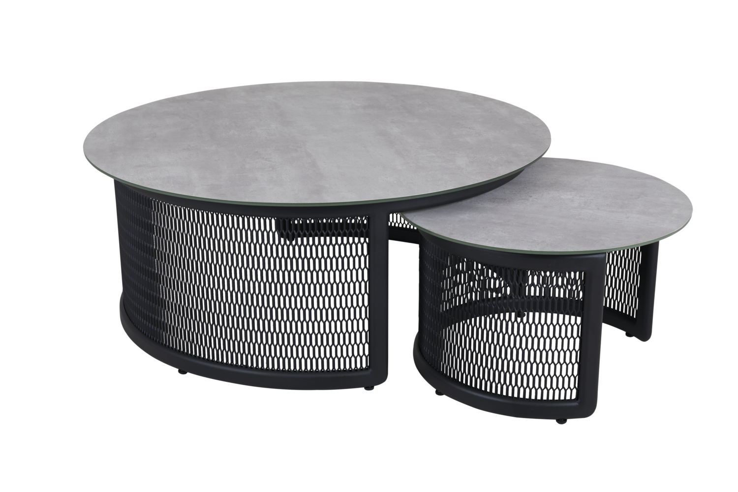 Brafab Virgo soffbord Svart/grå