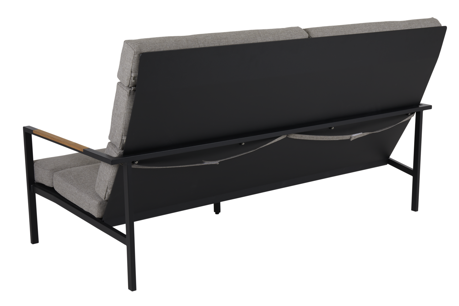 Brafab Indus 3-sitssoffa Svart/beige