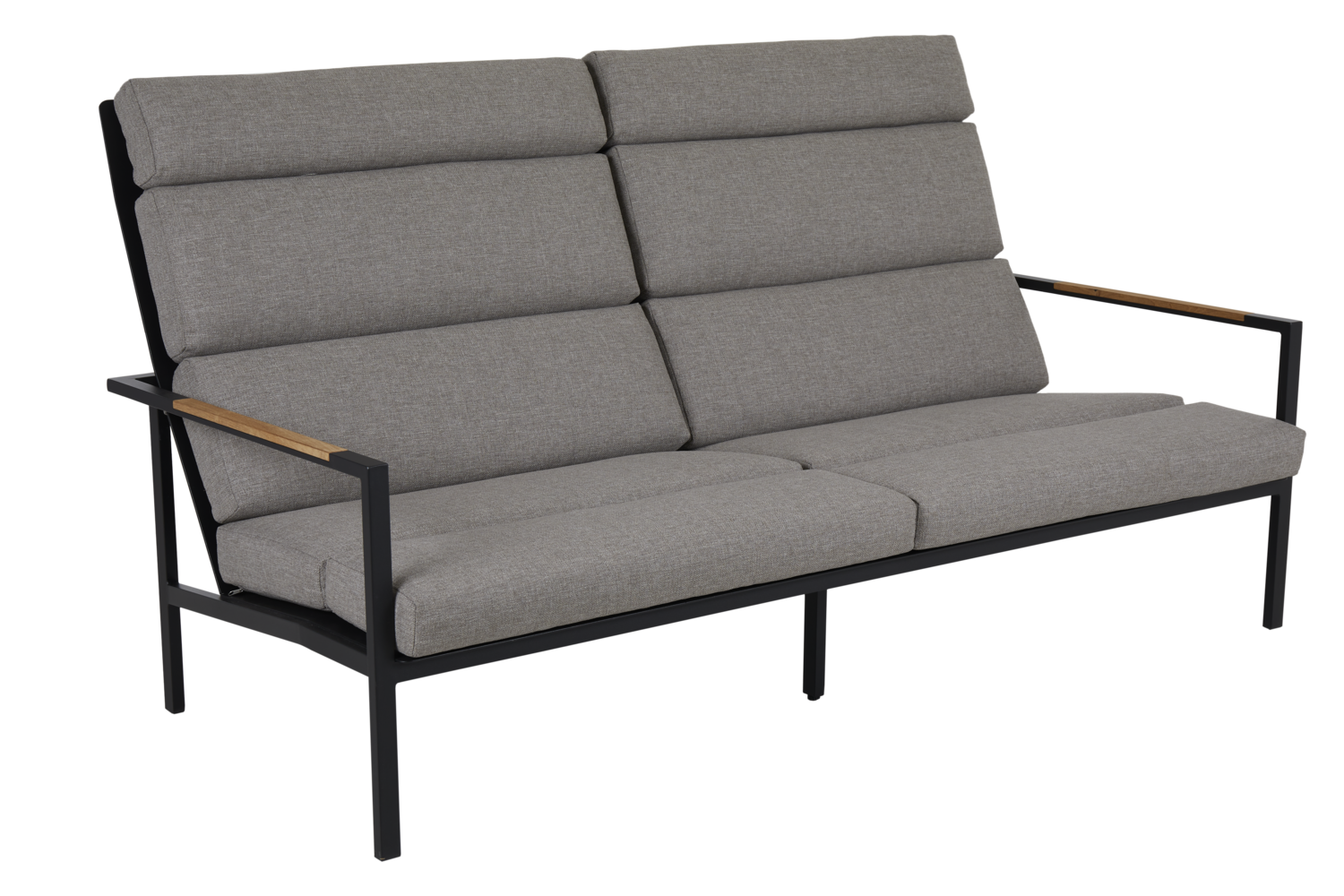 Brafab Indus 3-sitssoffa Svart/beige