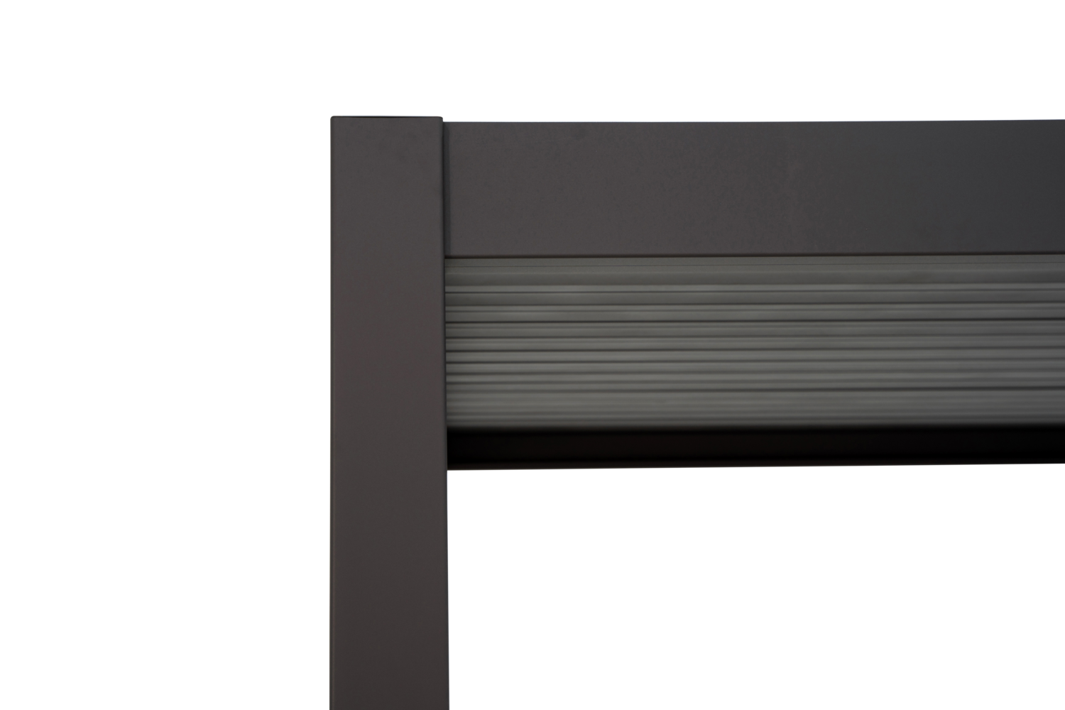 Brafab Utsikt sidovägg Antracit 400 cm