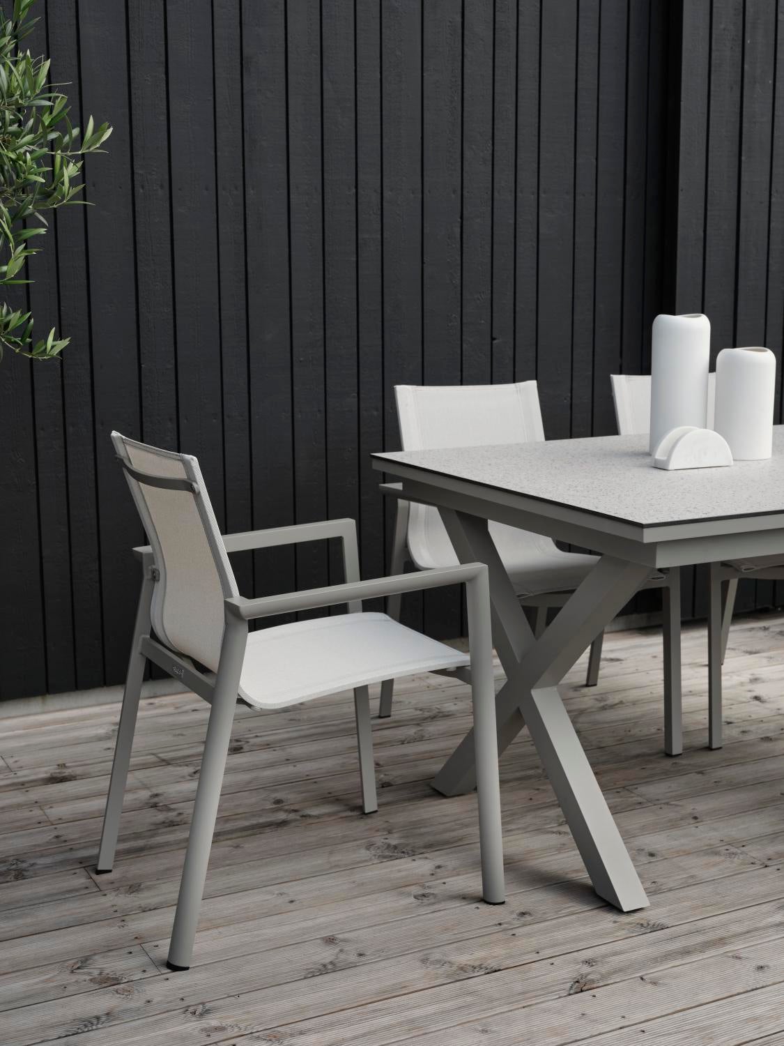 Brafab Delia karmstol Khaki/Off-white