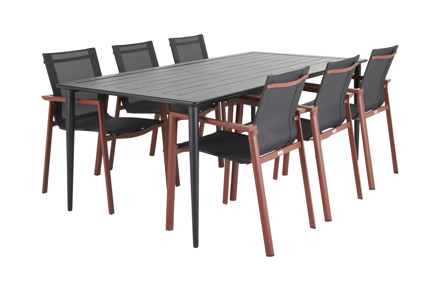 Brafab Nimes matbord Svart 200x98 cm