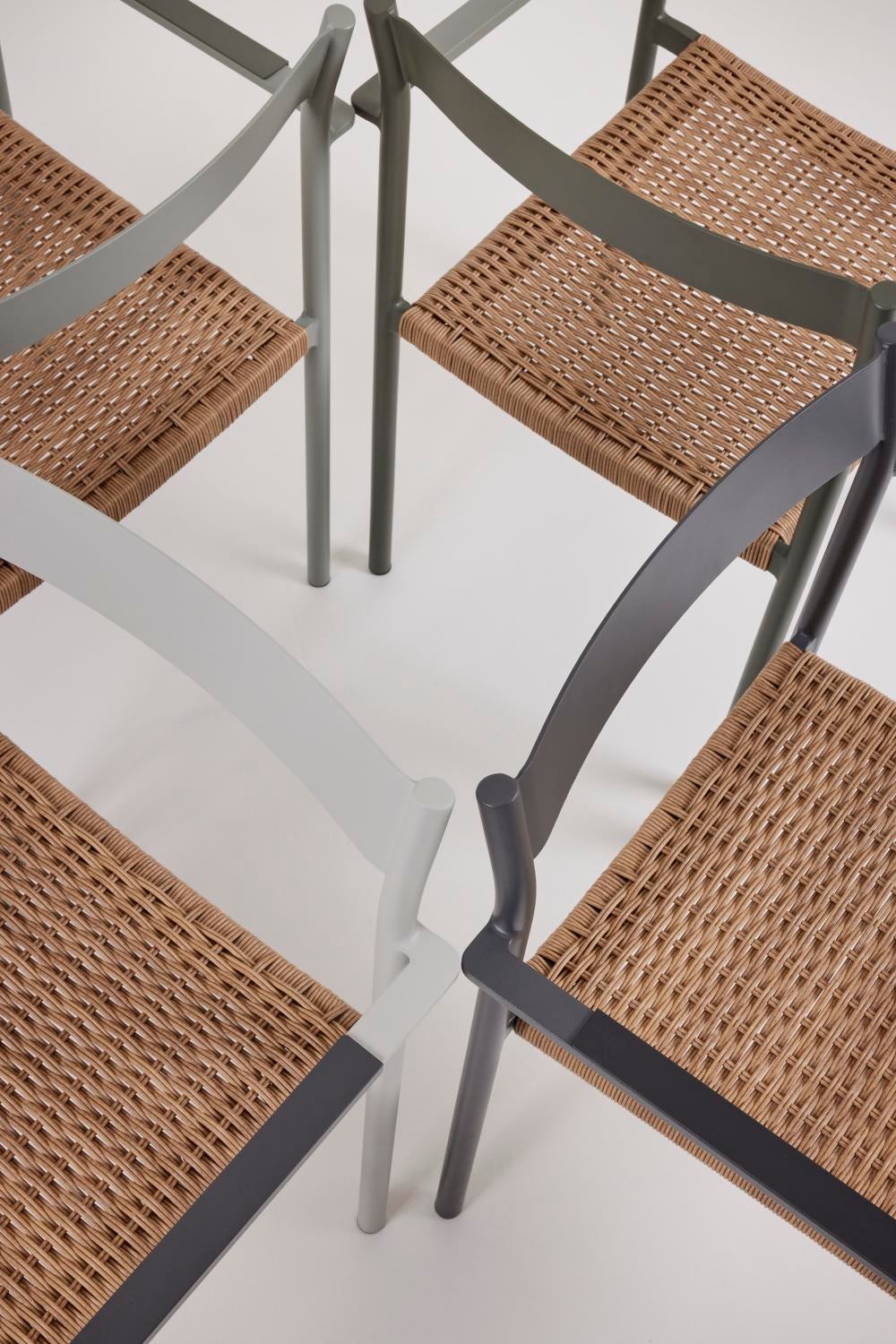 Brafab DK matstol Light Grey/Natur