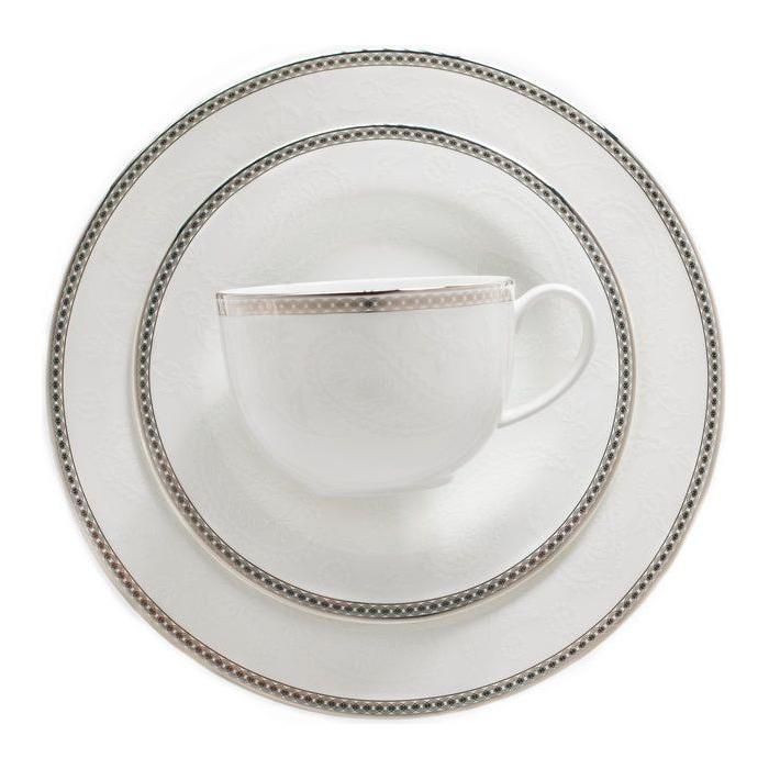 Royal Porcelain - Silver Paisley - Platerken