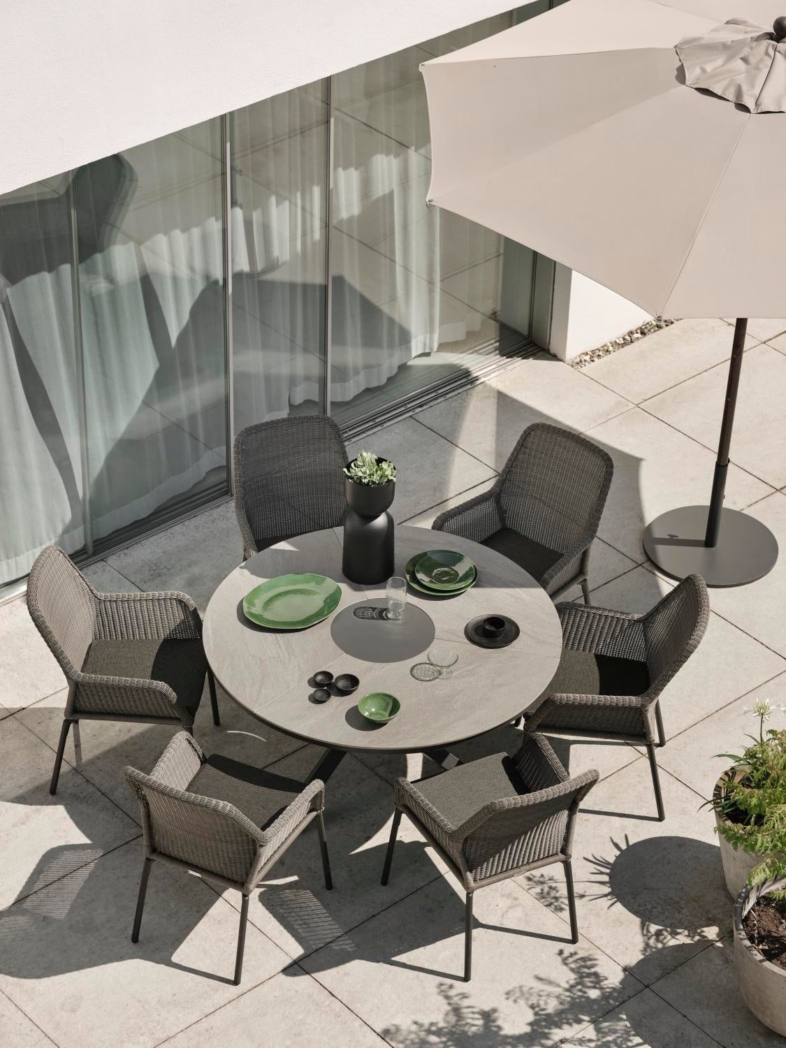 Brafab Flat parasollfot, 45 kg Antracit