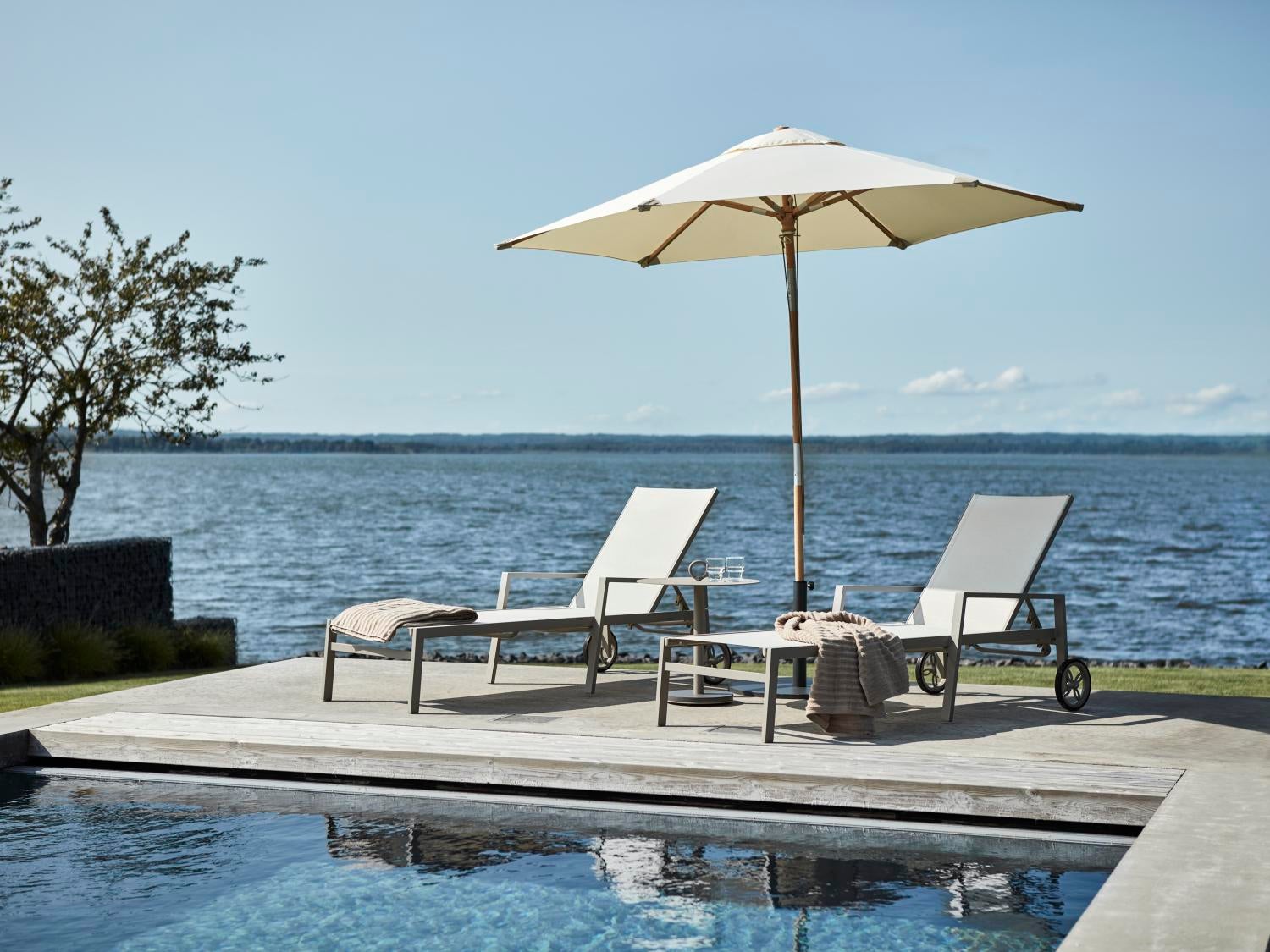 Brafab Reggio parasoll Natur 3 M