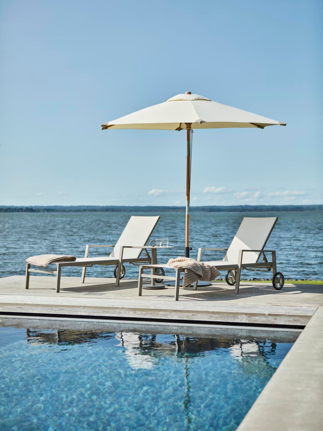 Brafab Reggio parasoll Natur 3 M