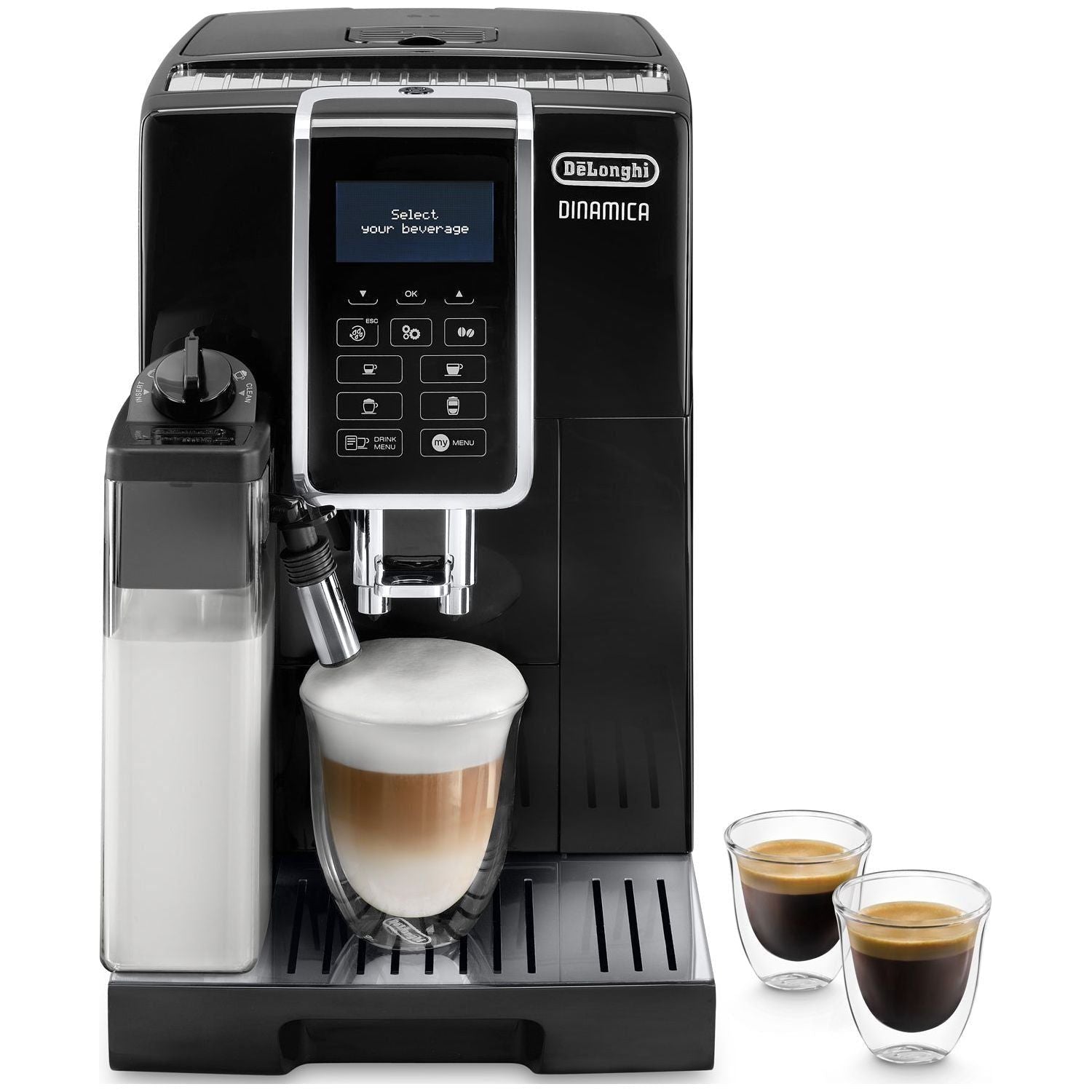 DeLonghi Helautomatisk Espressomaskin ECAM350.55.B