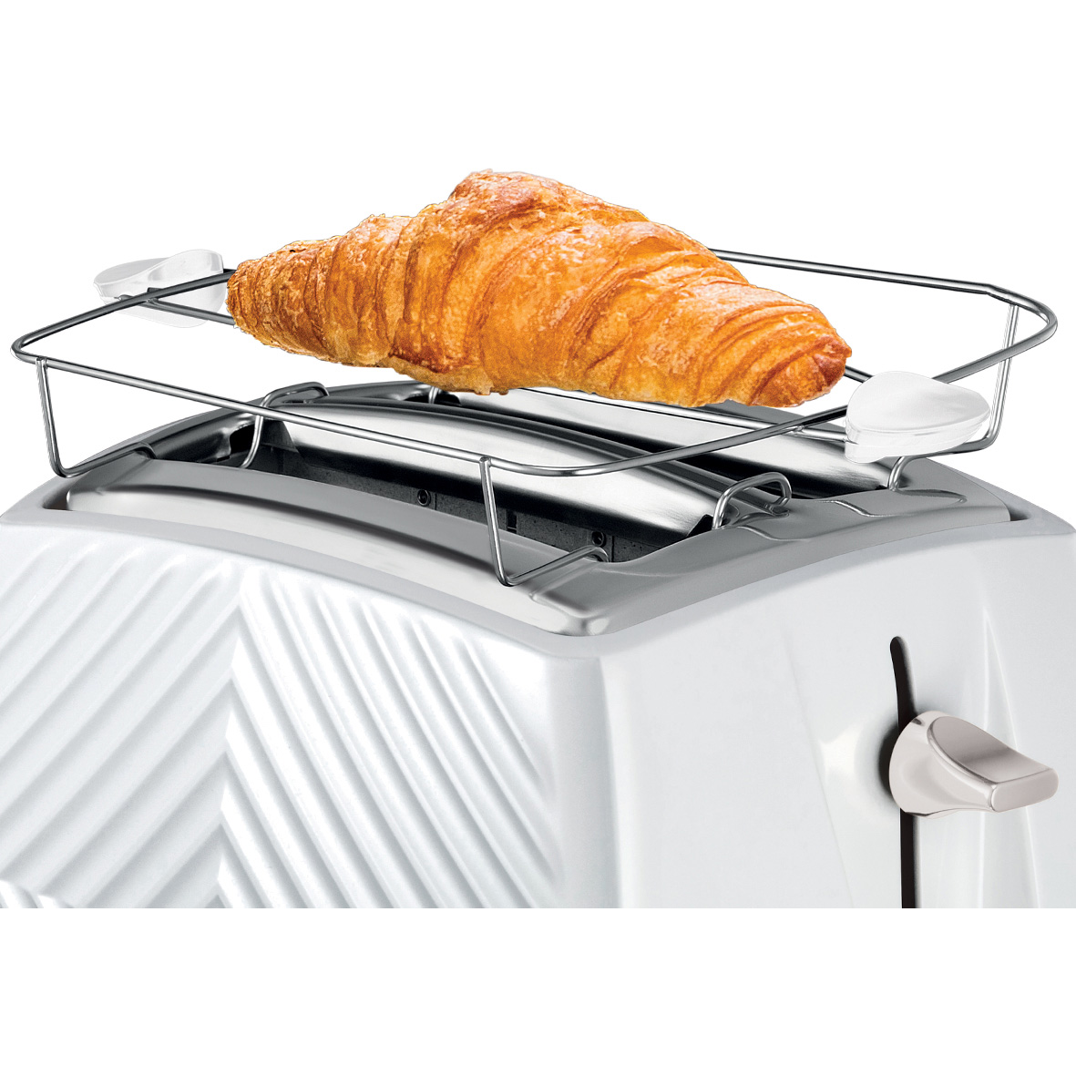 Russell Hobbs Brödrost Vit Groove 2S Toast 26391-56