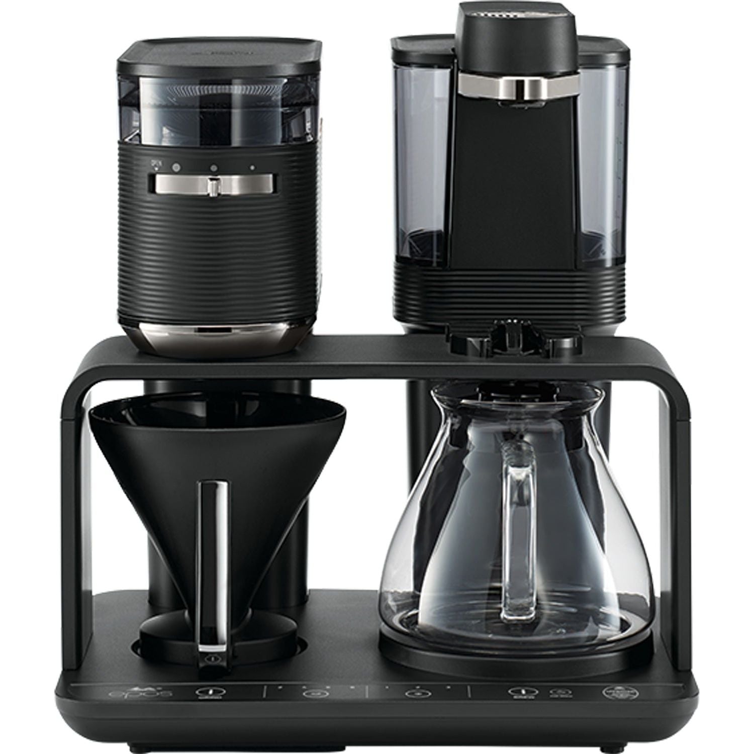 Melitta Kaffebryggare EPOS Black/CHROME