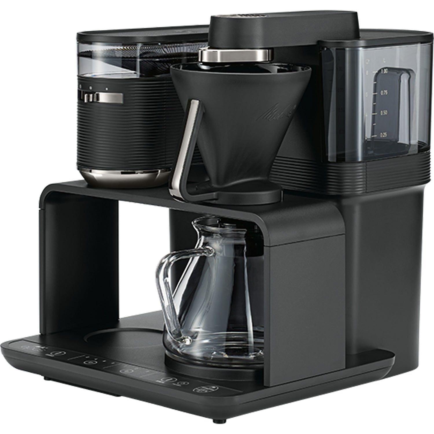 Melitta Kaffebryggare EPOS Black/CHROME