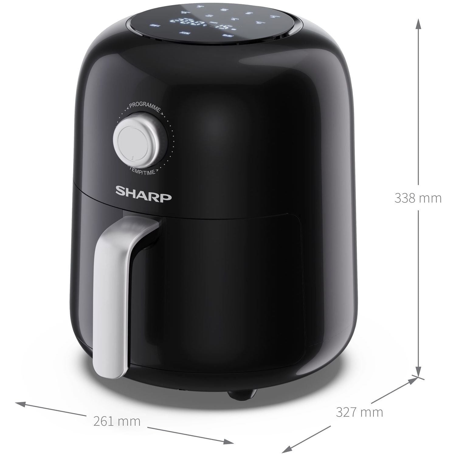 Sharp Airfryer 4L 1300W - AF-GS404AE-B