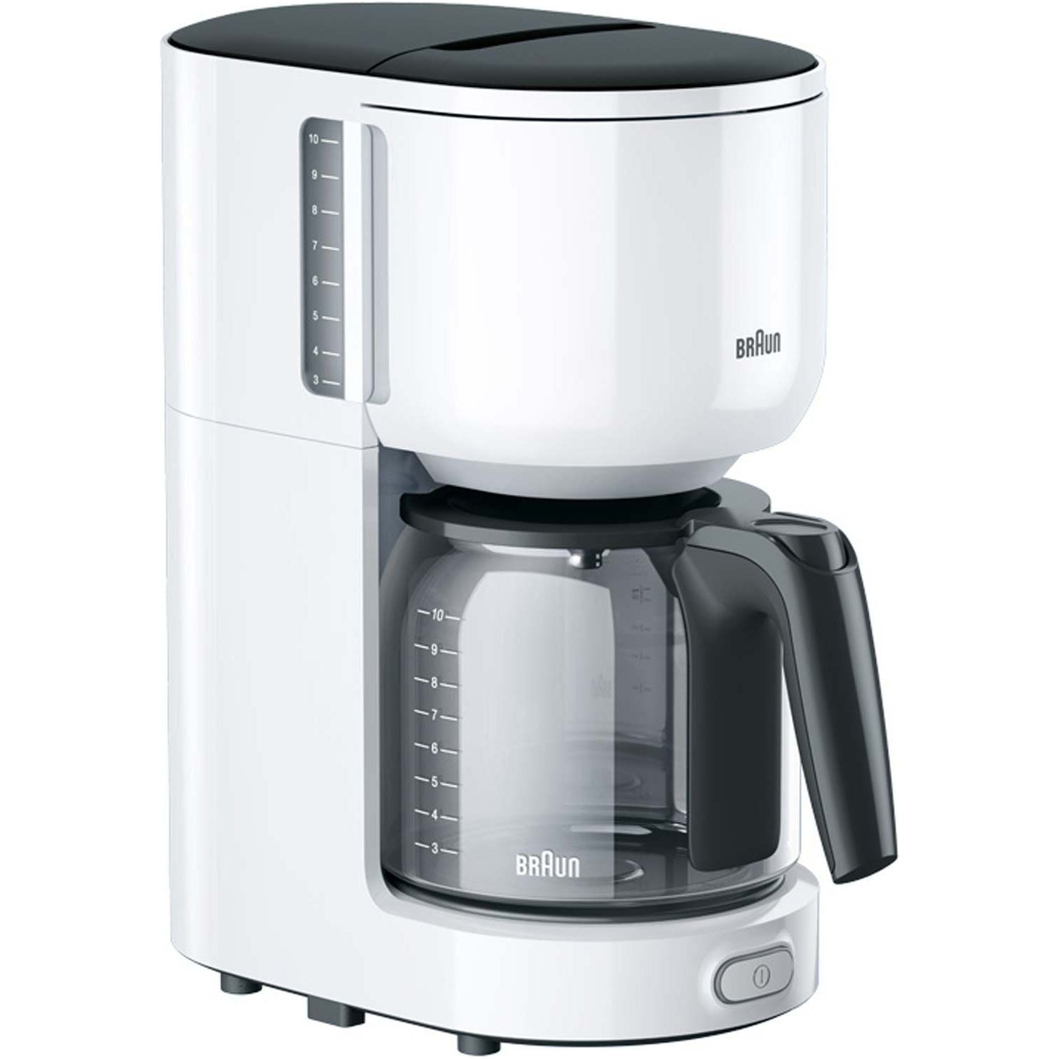 Braun Kaffebryggare KF3100WH PurEase 10 Koppar 1000W