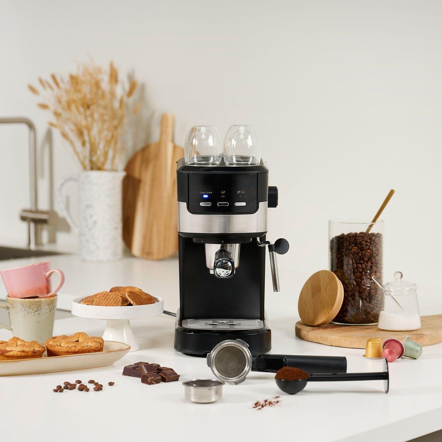 Tristar Espressomaskin Manuell CM-2278 inkl Mjölkskummare