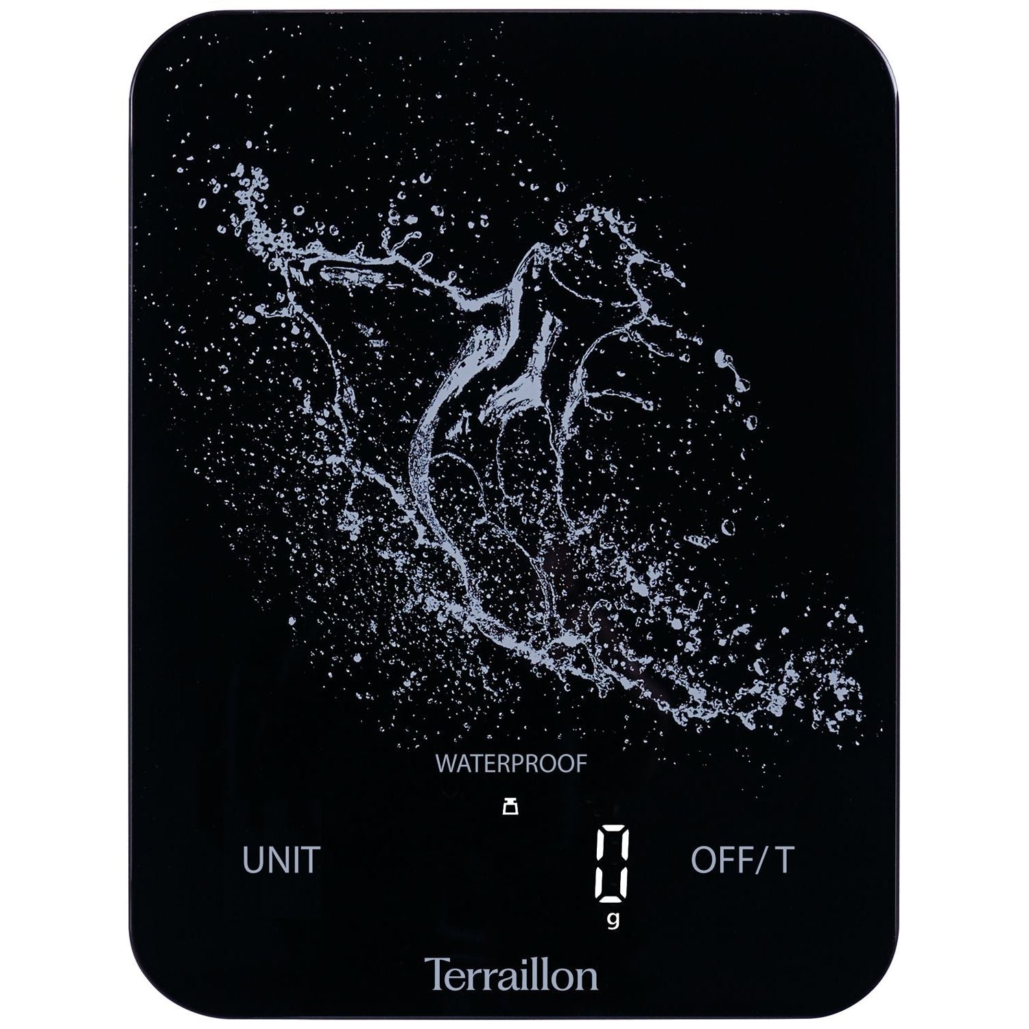 Terraillon Köksvåg Aqua Resist Uppladningsbar Usb-c, 8 kg