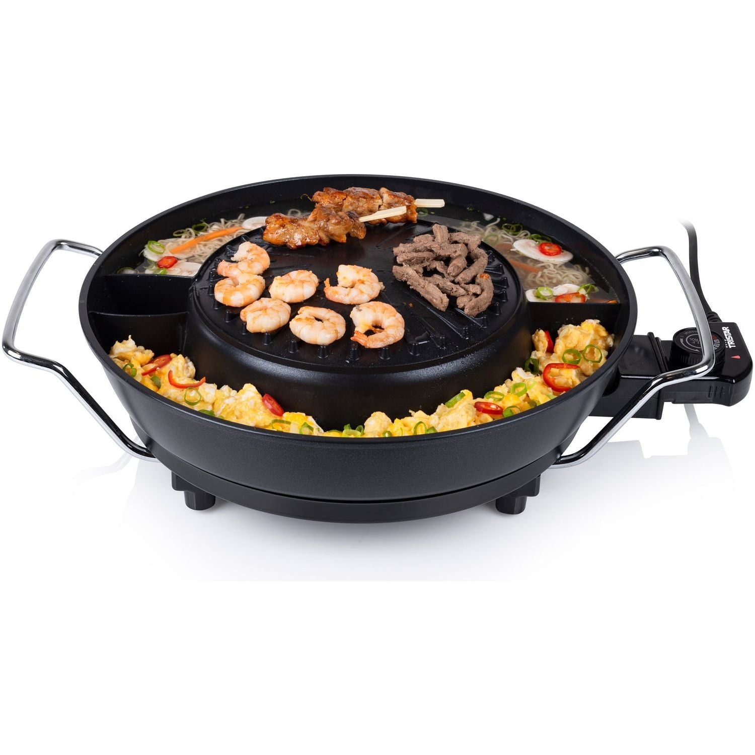 Tristar Koreansk grill PZ-9131 Elektrisk Hot Pot Ø 24 cm 1800W 3l