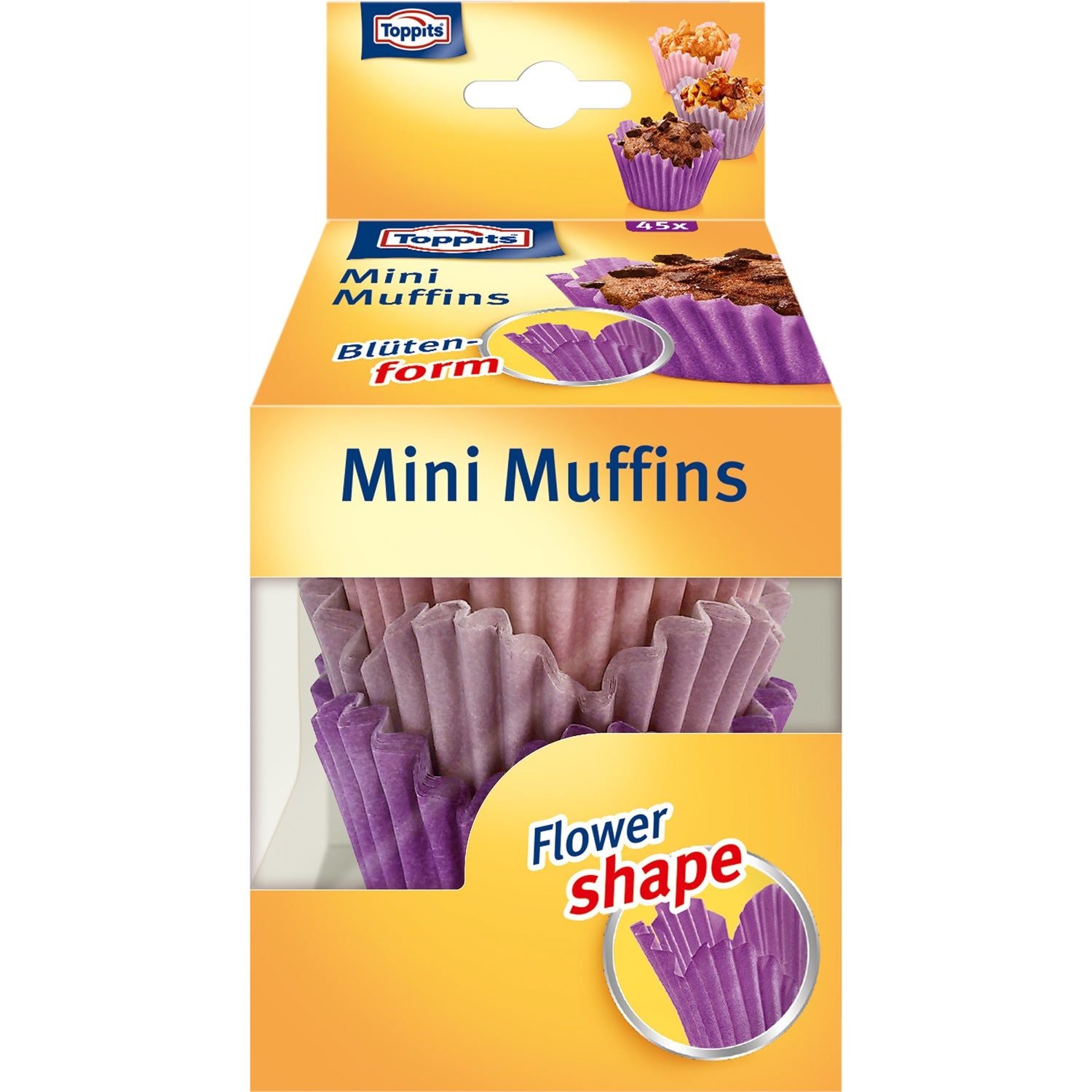 Toppits Mini Muffinsformar Flower Shape 45-p 20st DFP