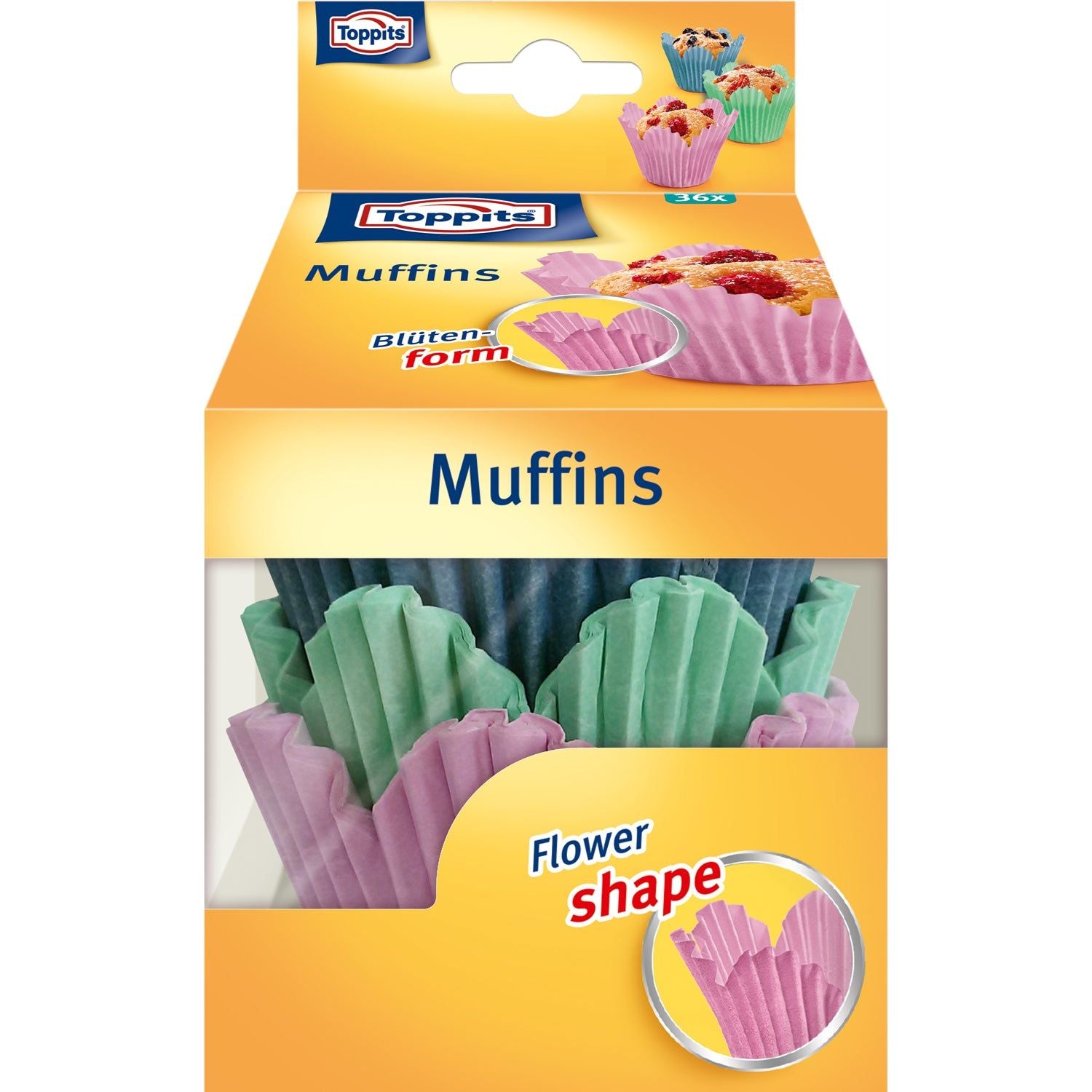 Toppits Muffinsformar Flower Shape 36-P 16st DFP