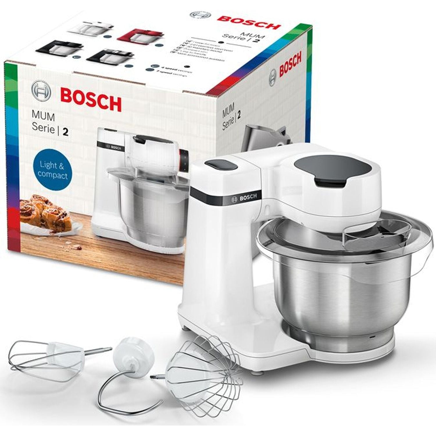 Bosch Köksmaskin MUMS2EW00 700watt 3,8l Bunke