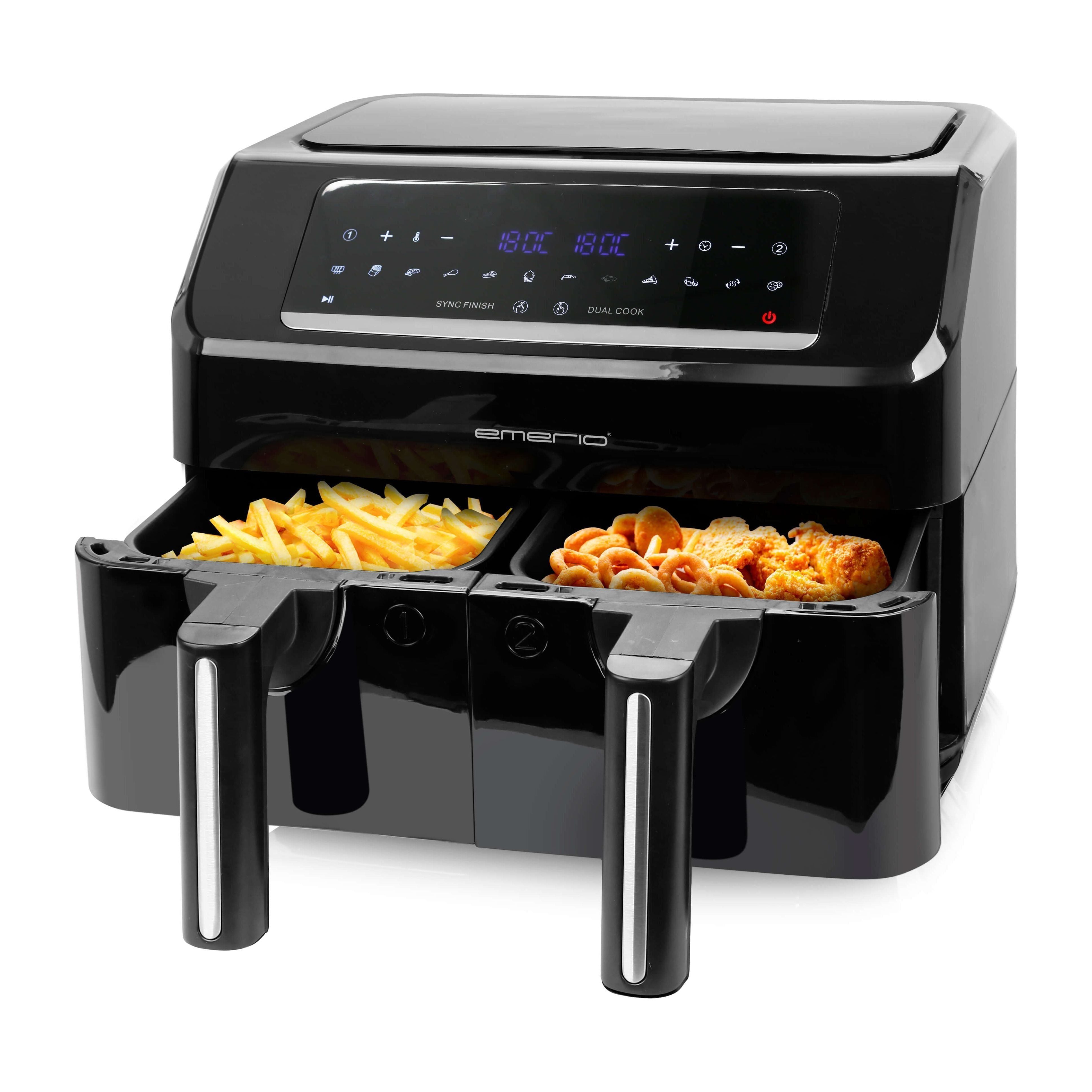 Emerio Airfryer Dubbel 3,6 L + 3,6 L