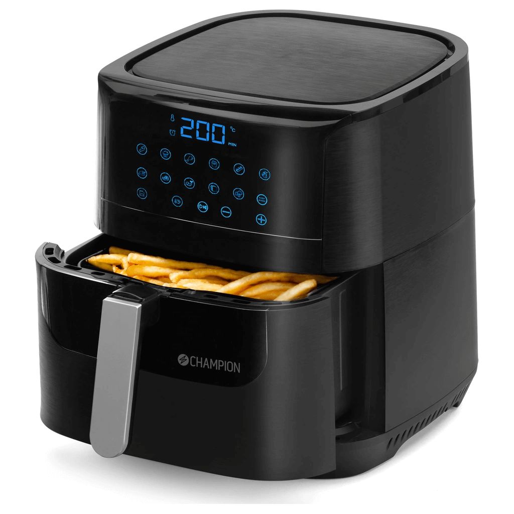 Champion Air Fryer XL Ceramic 5,5L 1800W AF600 Svart