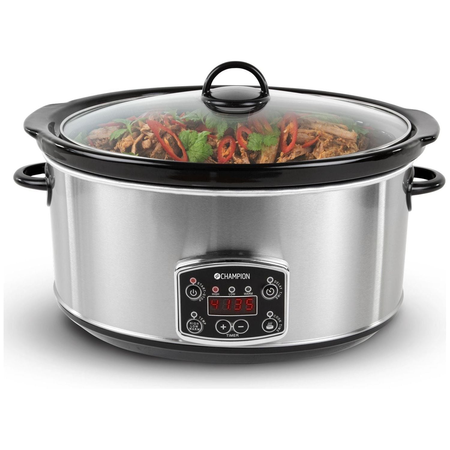 Champion Slowcooker 4,5L 280W SC110 Rostfri