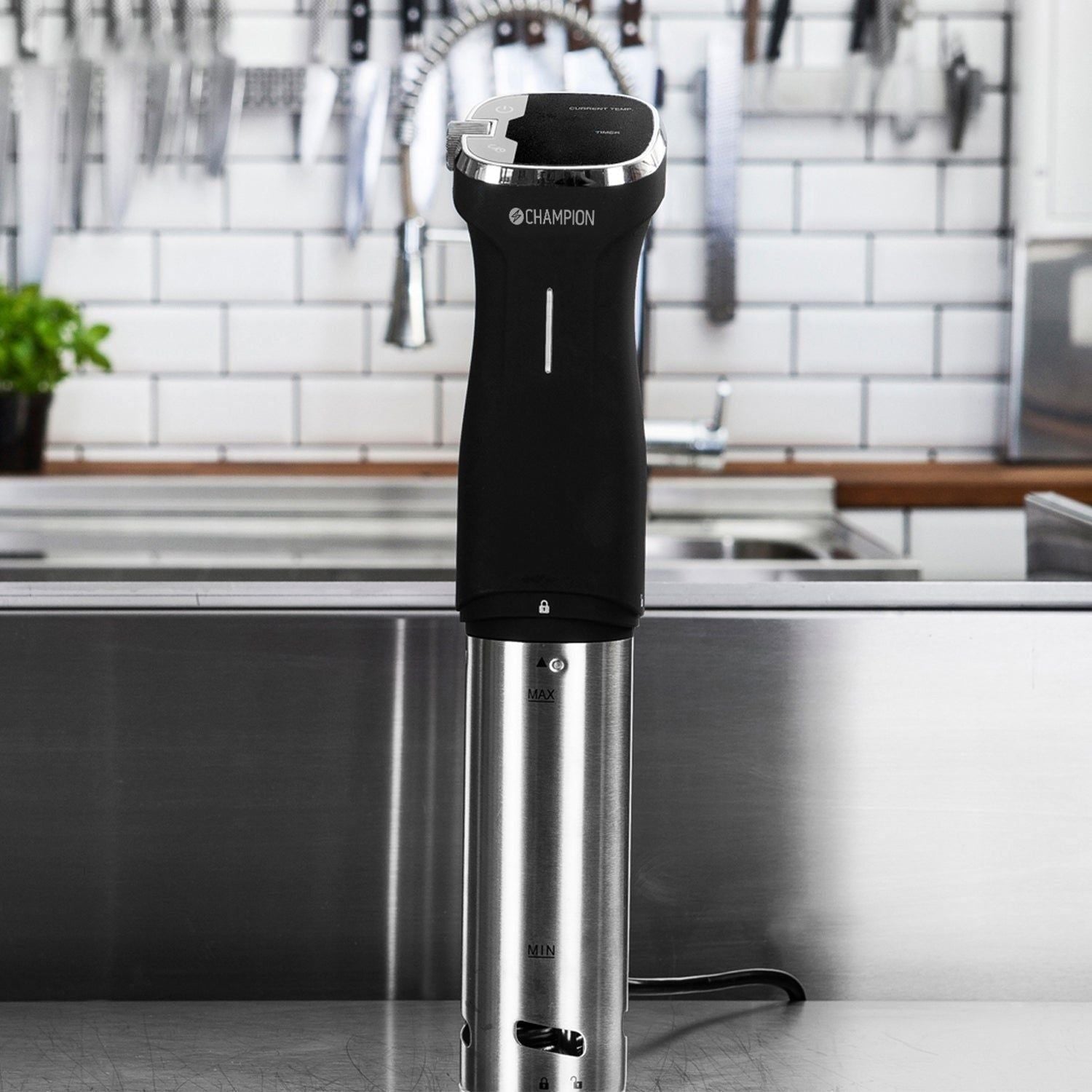 Champion Sous Vide Precision IPX7 800W SV310 Rostfri/Svart