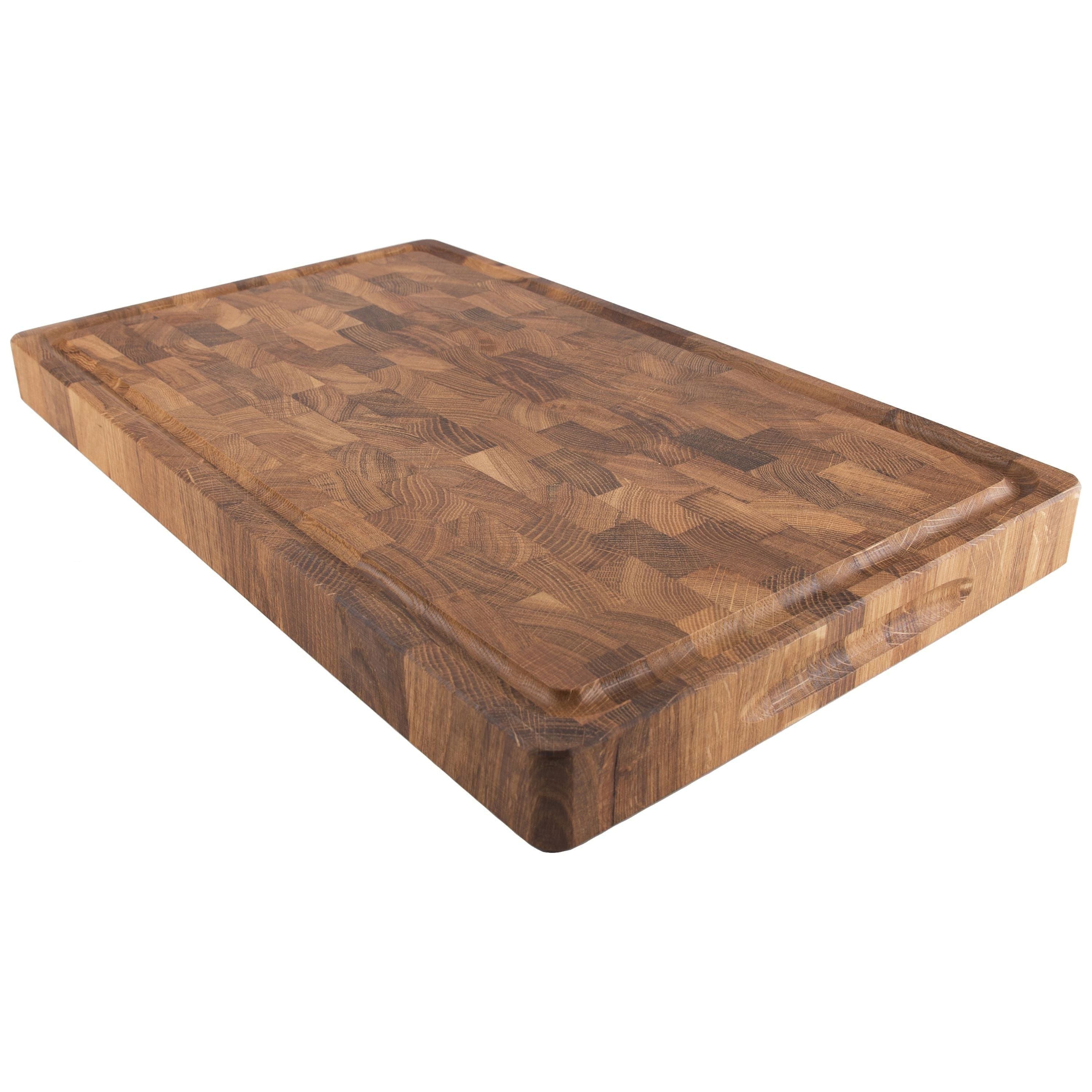 Culimat Skärbräda Ek Stavlimmad med Ränna 40x25 cm